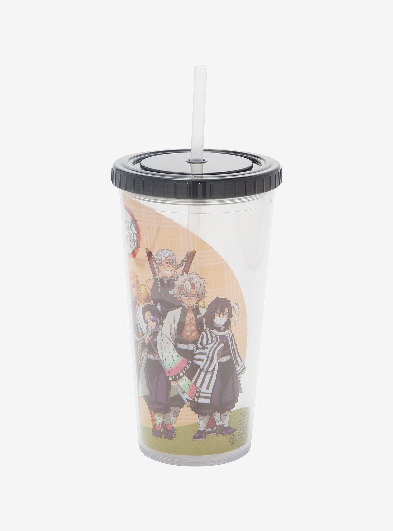 Demon Slayer: Kimetsu No Yaiba Group Acrylic Travel Cup, , alternate
