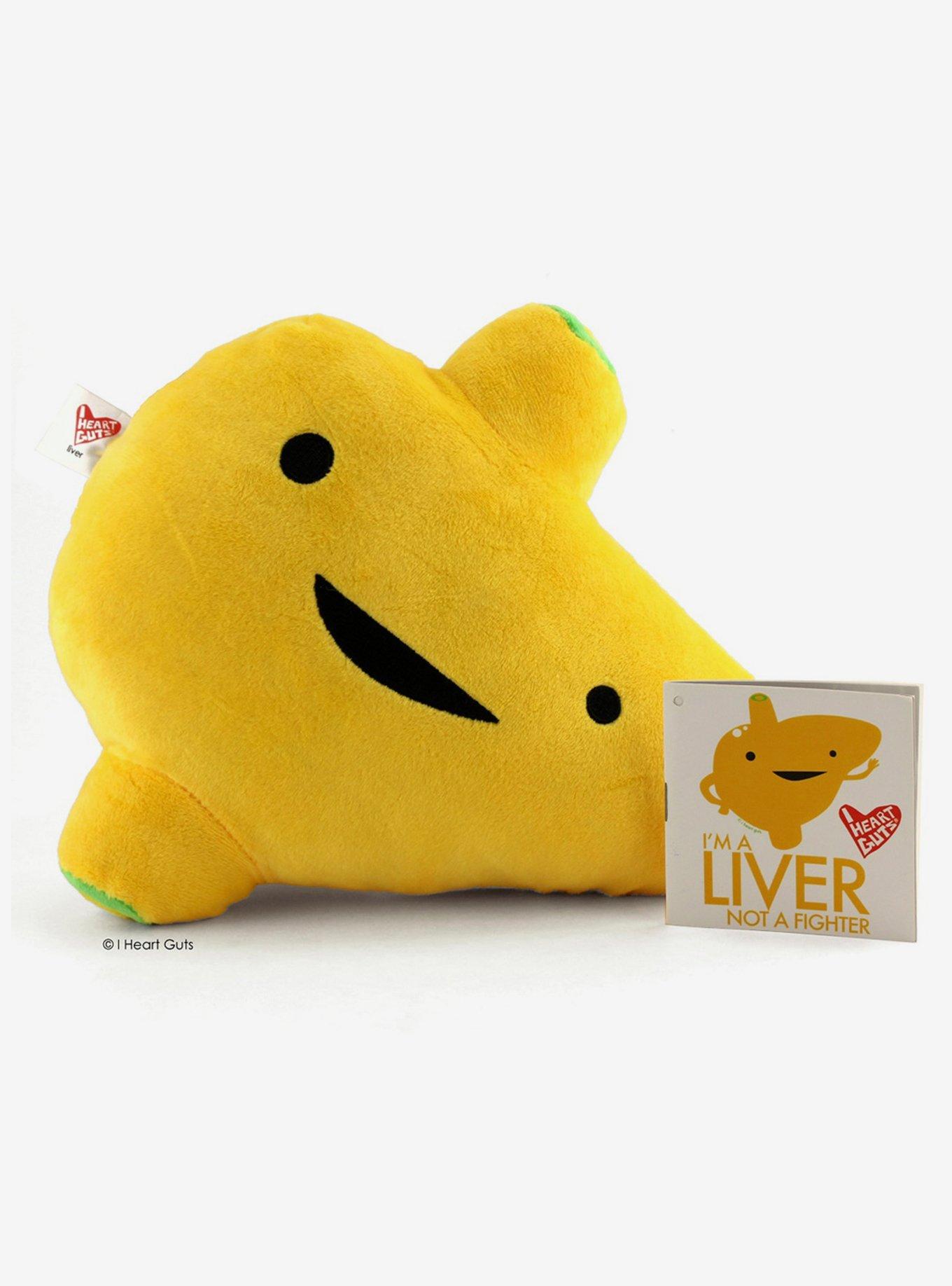 I Heart Guts I'm a Liver Not a Fighter Plush, , alternate