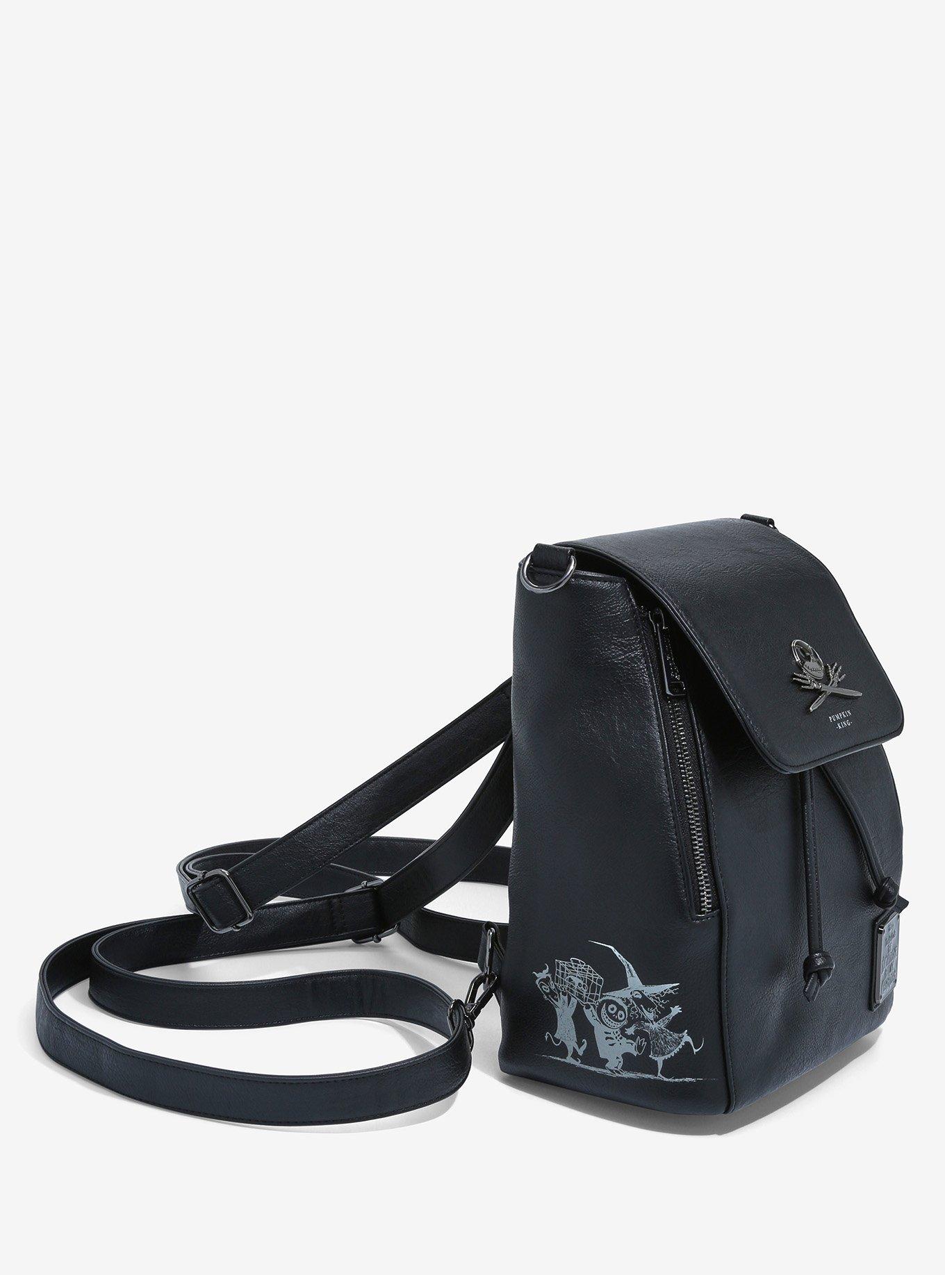 Loungefly Disney The Nightmare Before Christmas Jack Skellington Pumpkin King Convertible Mini Backpack - BoxLunch Exclusive, , alternate