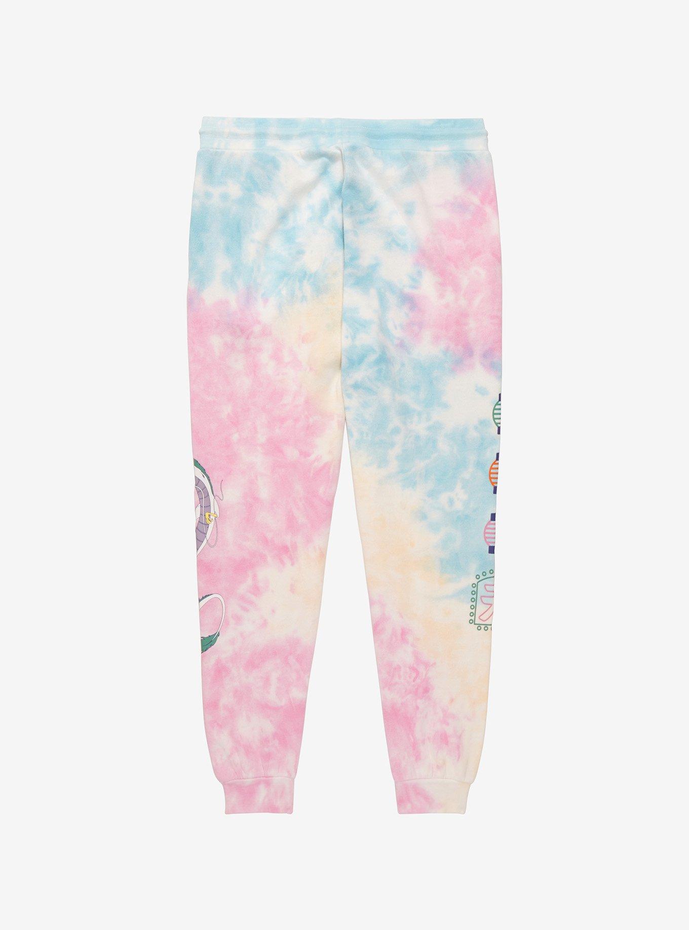 Studio Ghibli Spirited Away Icons Tie-Dye Joggers - BoxLunch Exclusive, TIE DYE, alternate
