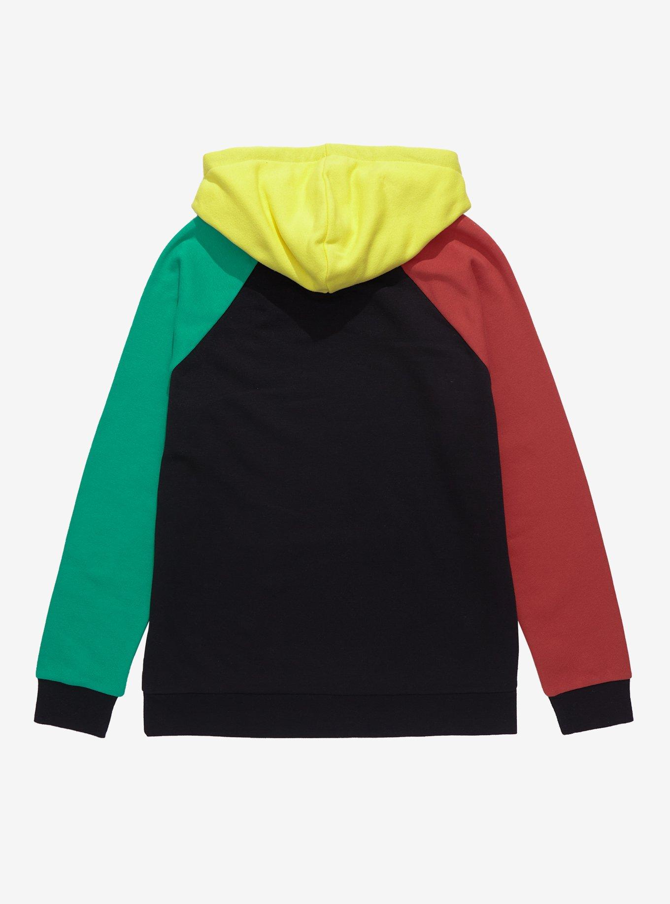 Jurassic Park Logo Color Block Hoodie - BoxLunch Exclusive, MULTI, alternate