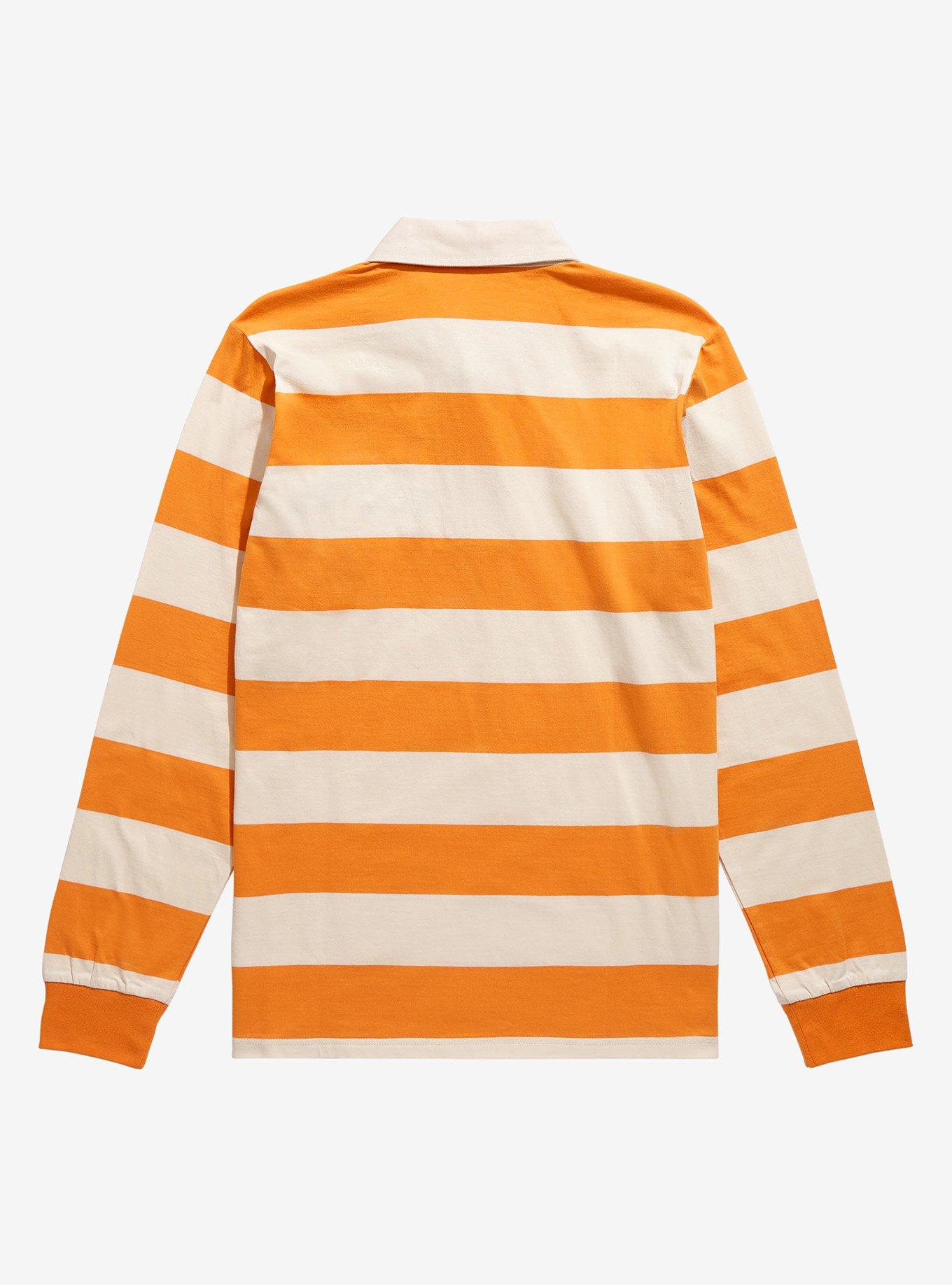 Disney Winnie the Pooh Tigger Striped Collared Long Sleeve T-Shirt - BoxLunch Exclusive, ORANGE, alternate