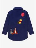 Our Universe Disney Winnie the Pooh Pooh & Friends Corduroy Toddler Button-Up - BoxLunch Exclusive, DARK BLUE, alternate
