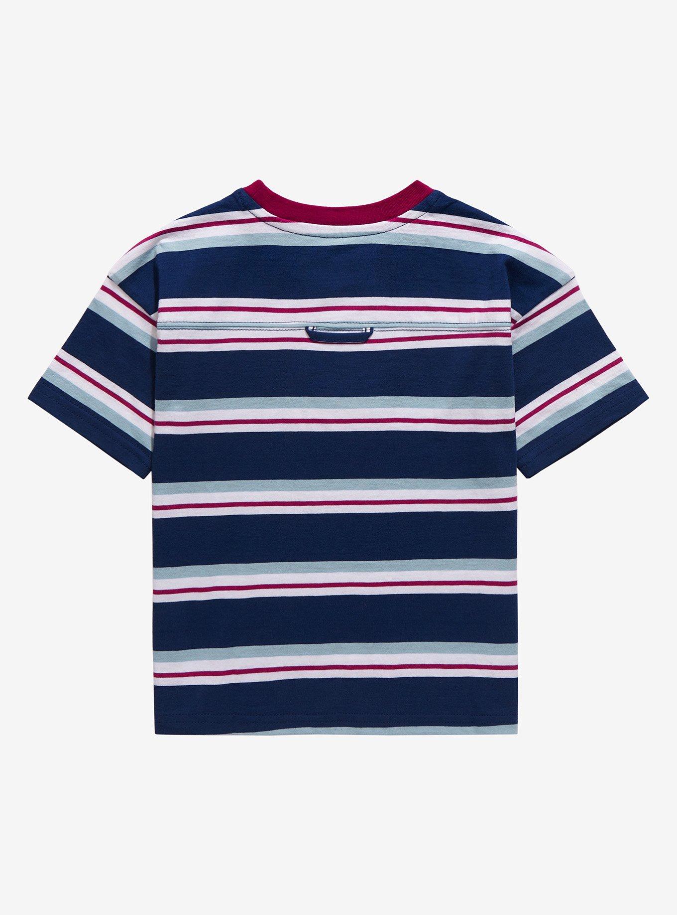 Disney Winnie the Pooh Striped Toddler T-Shirt - BoxLunch Exclusive, MITERED STRIPE, alternate