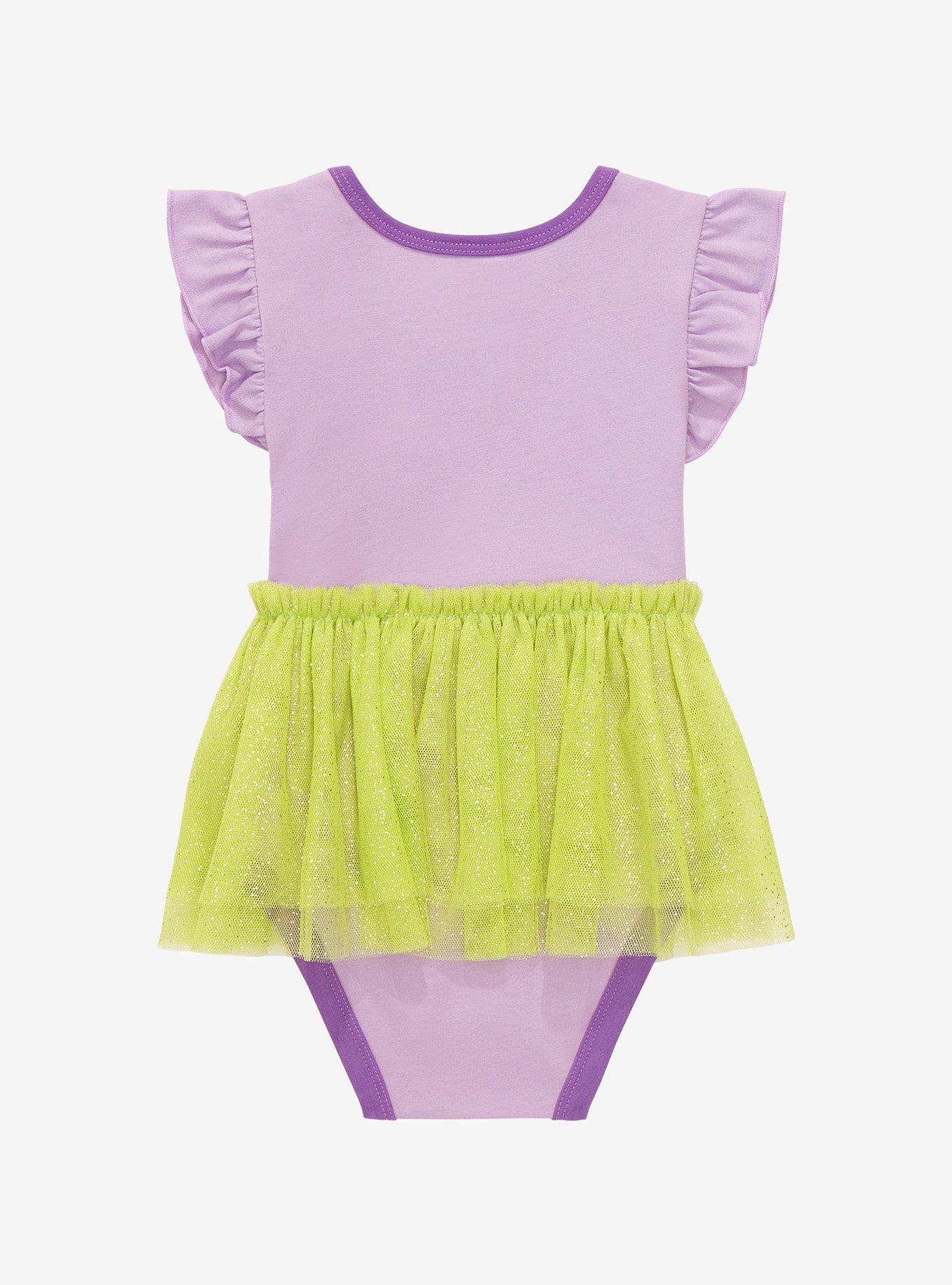 Disney Mulan & Cri-Kee Floral Infant Tutu One-Piece - BoxLunch Exclusive, PERIWINKLE, alternate