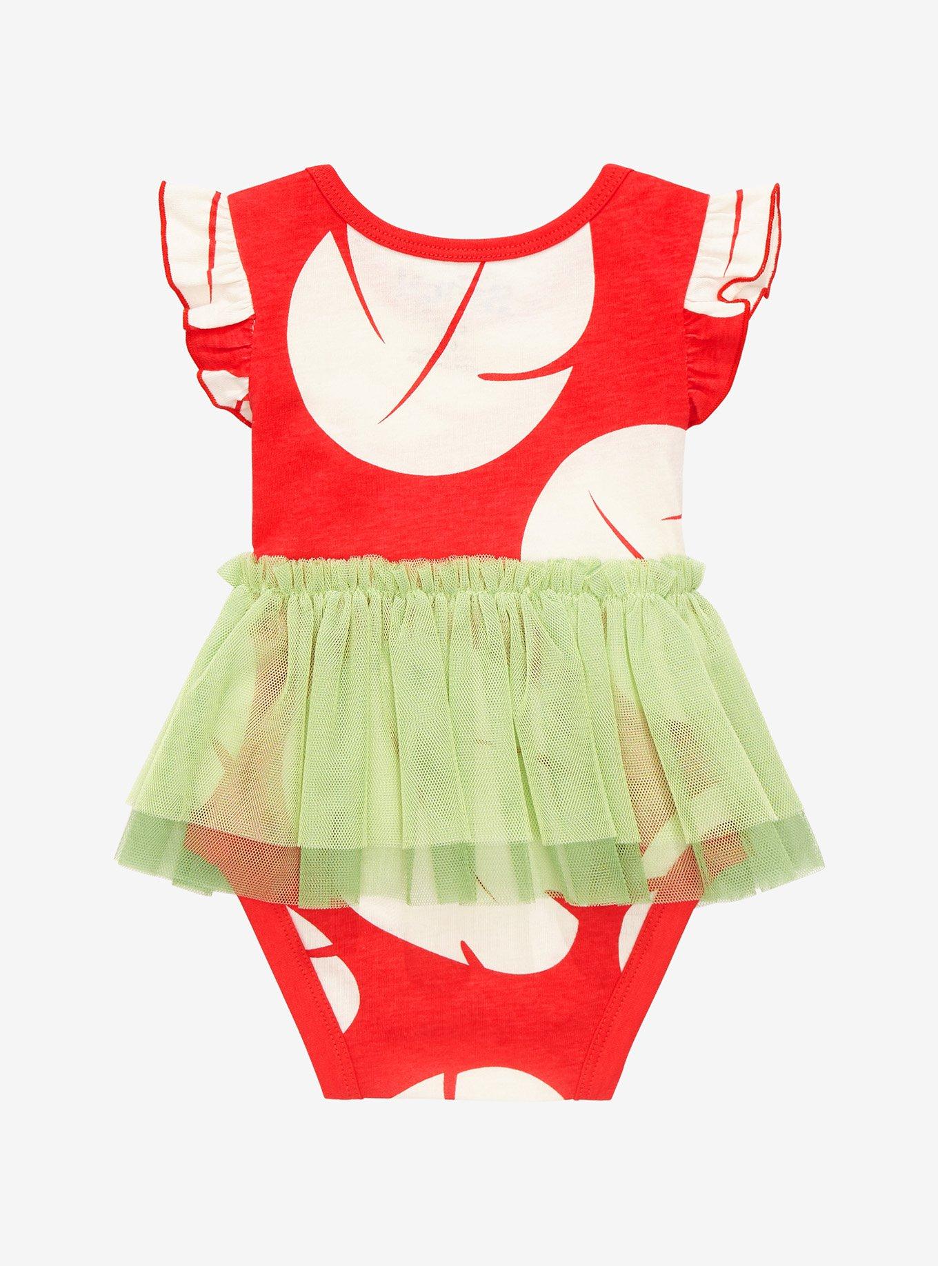 Disney Lilo & Stitch Lilo&rsquo;s Dress Infant Tutu One-Piece - BoxLunch Exclusive, RED, alternate