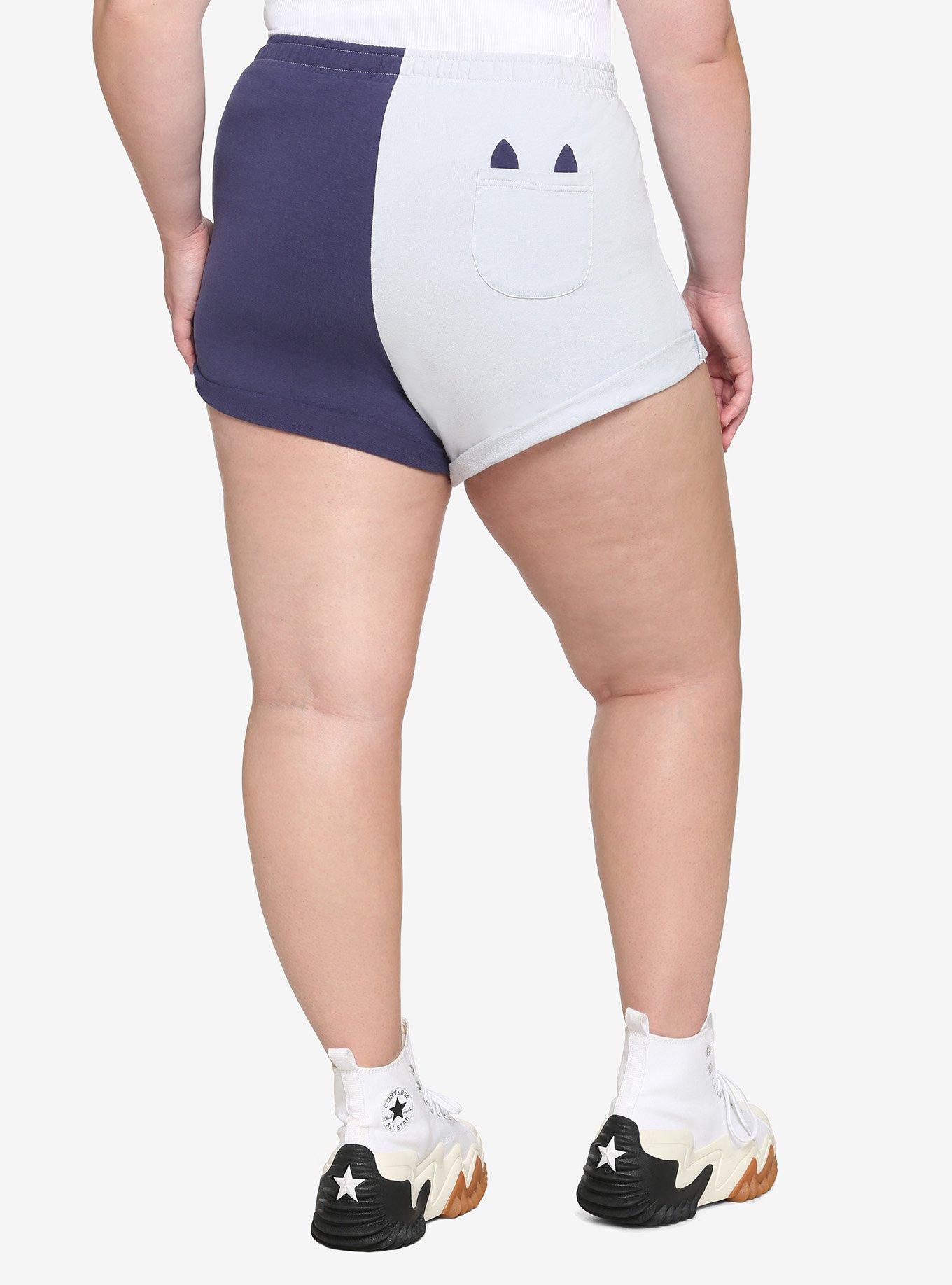 Pretty Guardian Sailor Moon Luna & Artemis Split Shorts Plus Size, MULTI, alternate - view 2