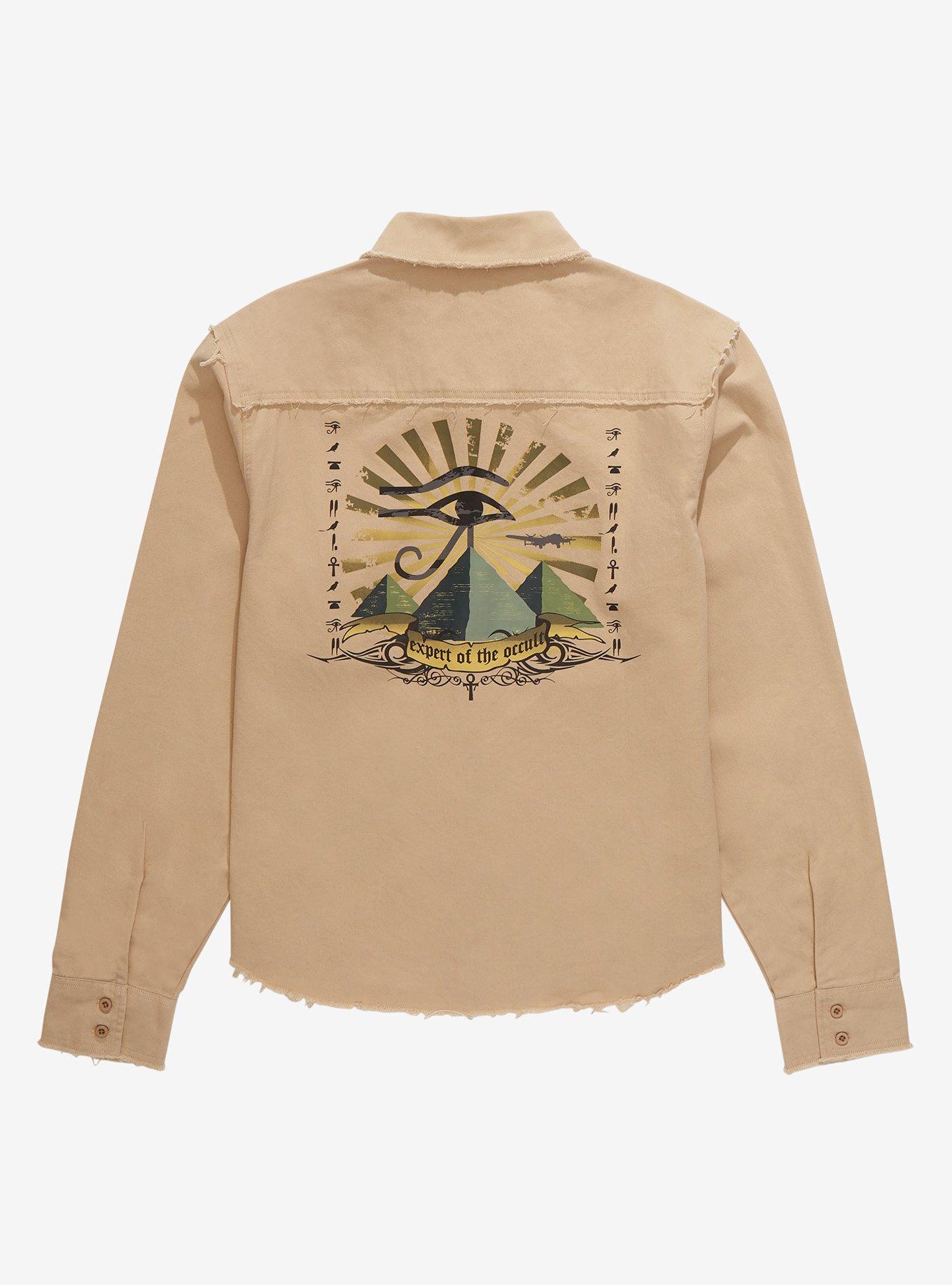 Our Universe Indiana Jones Patch Utility Overshirt - BoxLunch Exclusive, TANBEIGE, alternate
