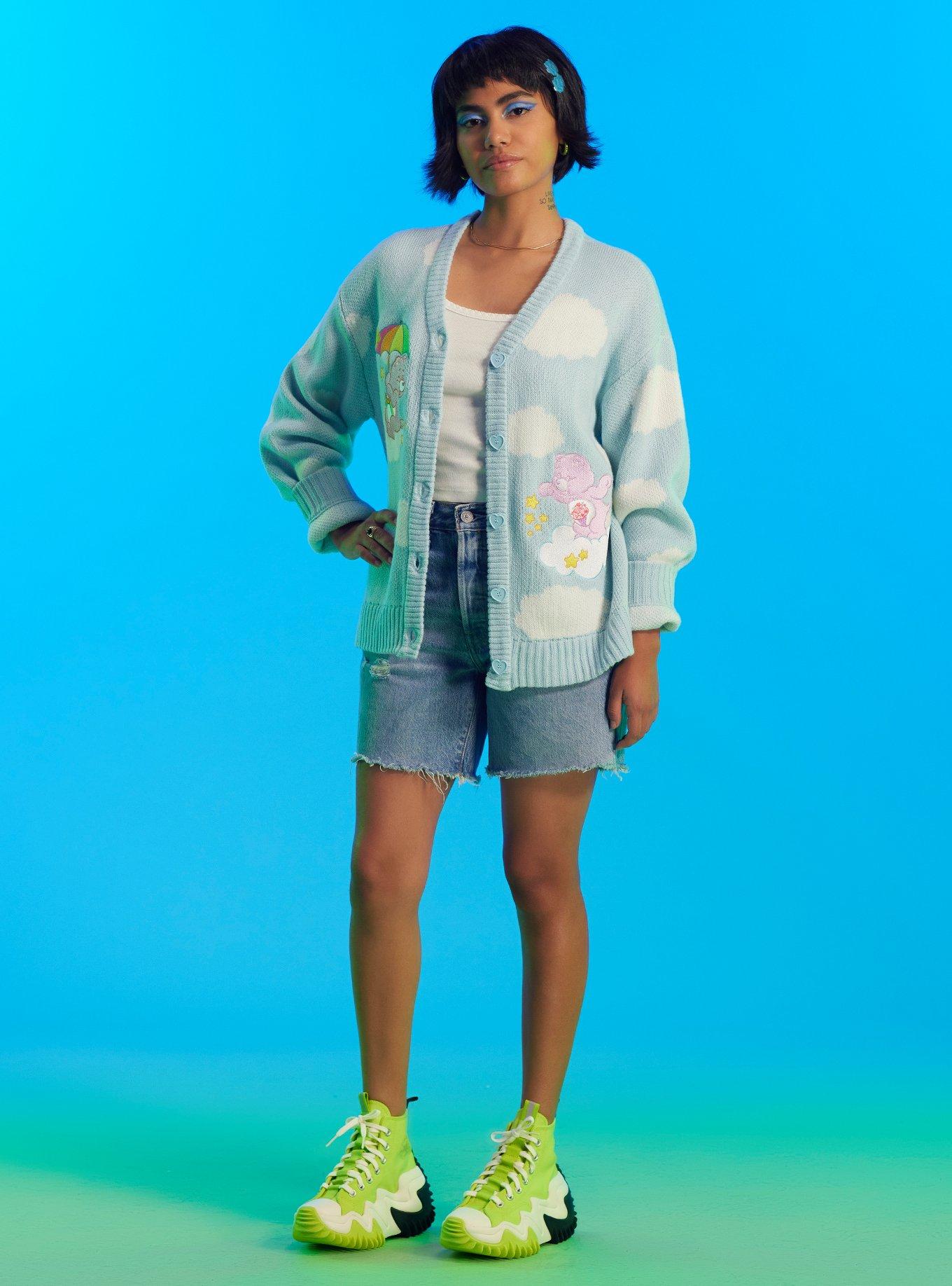 Care Bears Cloud Chunky Knit Skimmer Cardigan, MULTI, alternate