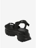 Black Heart Platform Sandals, MULTI, alternate