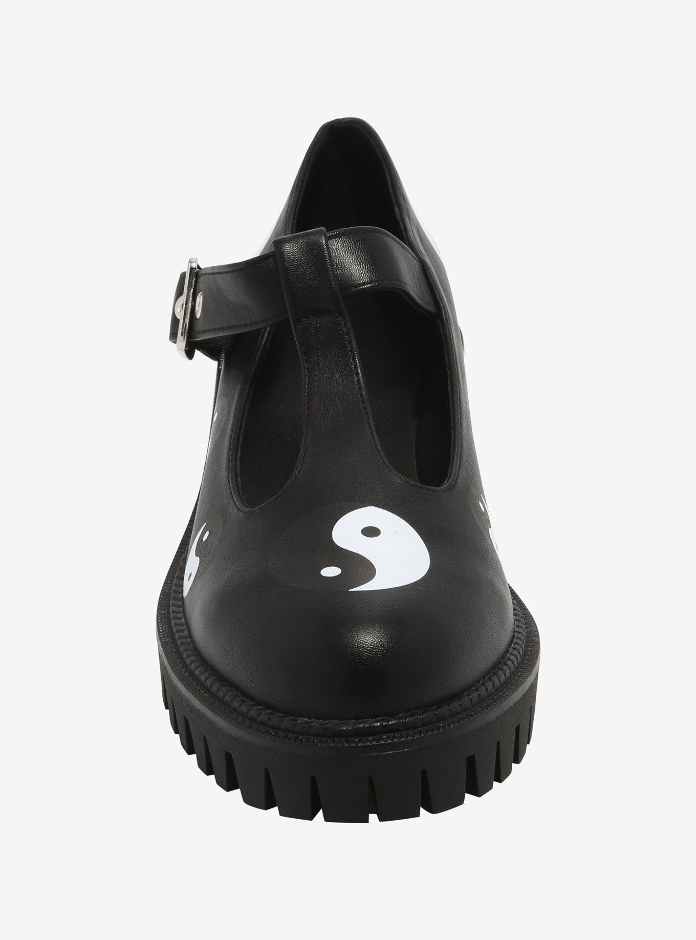 Black Yin-Yang Mary Janes, MULTI, alternate