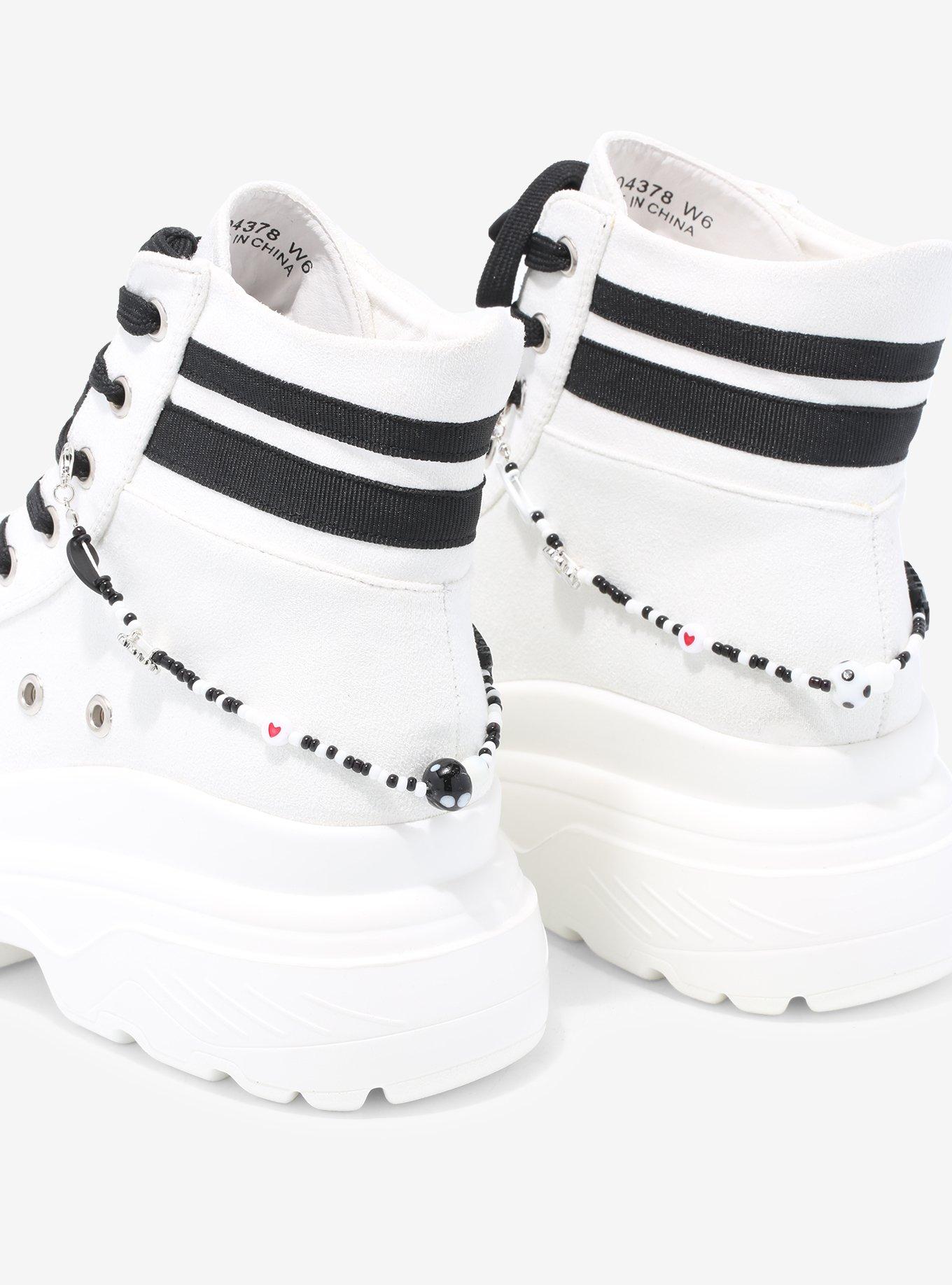 Yin-Yang Beaded Shoe Chain Set, , alternate