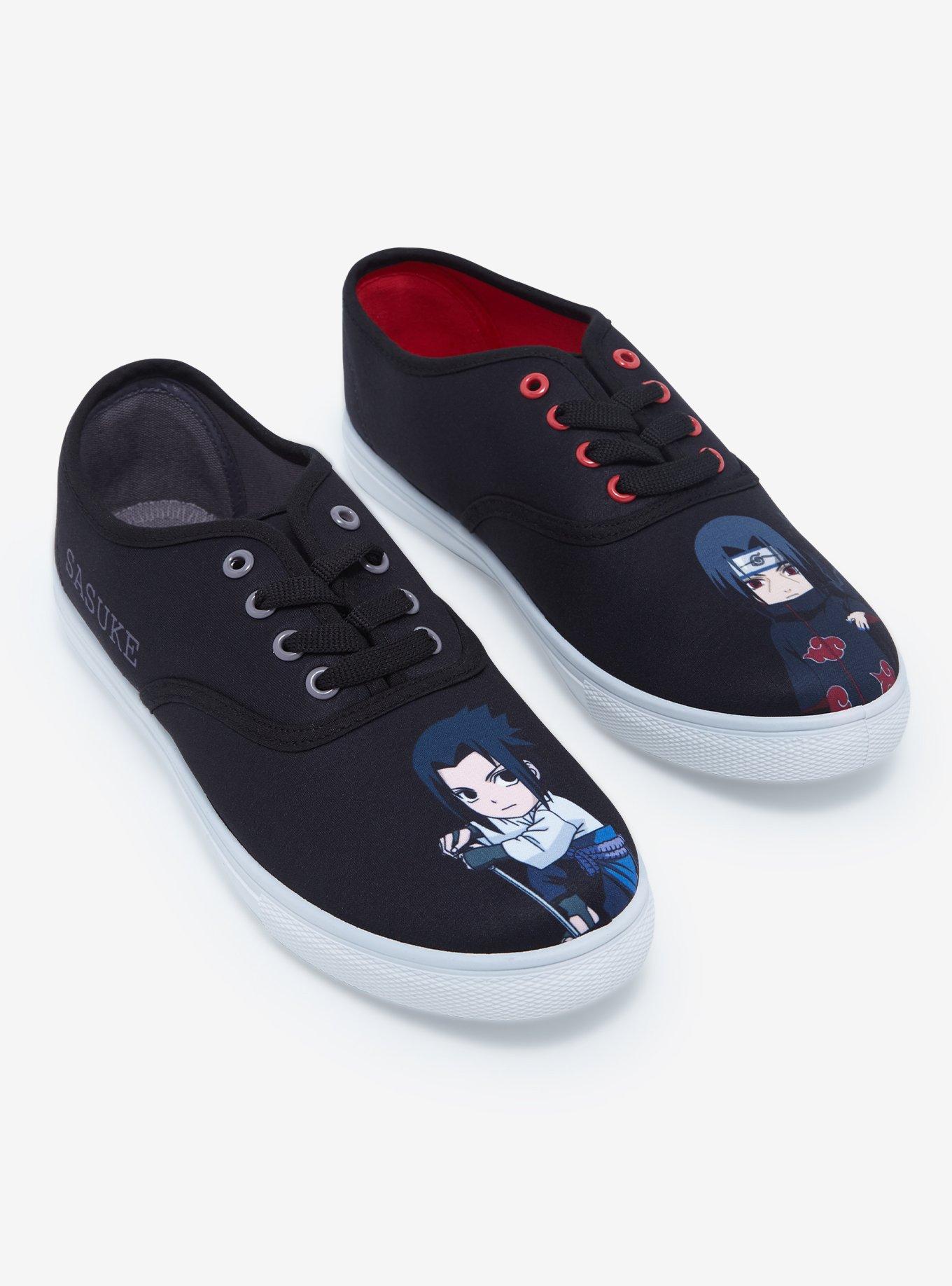 Naruto Shippuden Sasuke & Itachi Low Top Sneakers, MULTI, alternate