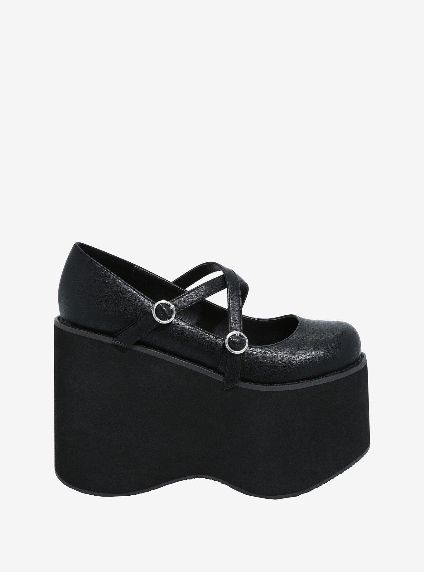 Crisscross Strap Platform Mary Janes, MULTI, alternate