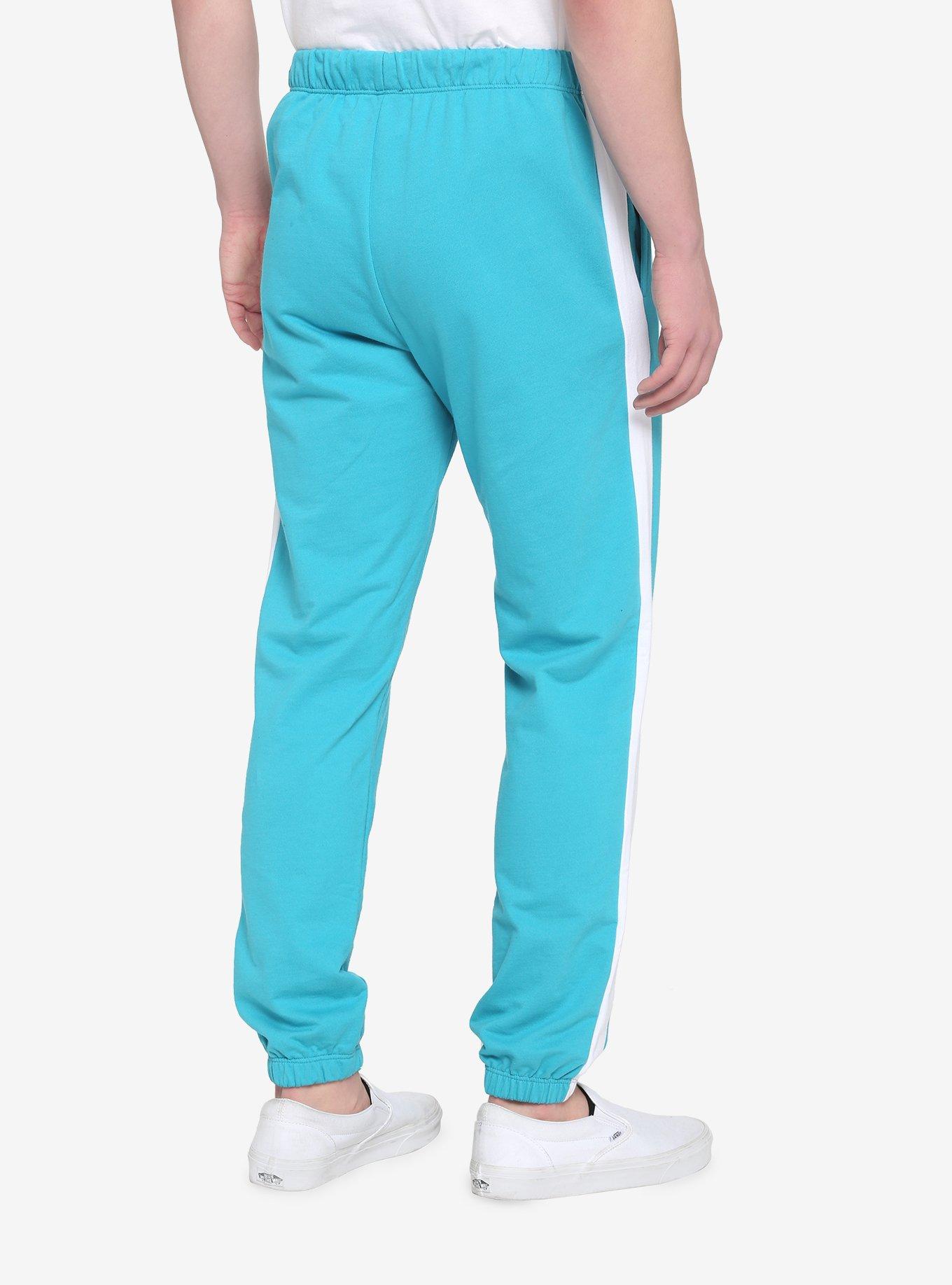 Green Track Suit Sweatpants, GREEN, alternate