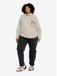 Our Universe Indiana Jones Patch Plus Size Utility Overshirt - BoxLunch Exclusive, TANBEIGE, alternate