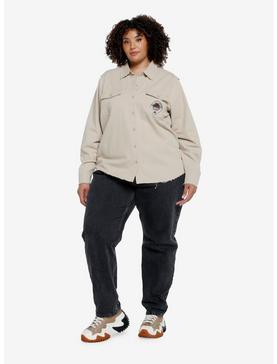 Our Universe Indiana Jones Patch Plus Size Utility Overshirt - BoxLunch Exclusive, , hi-res