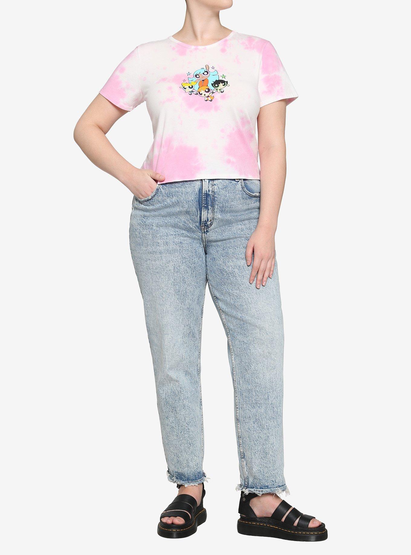 The Powerpuff Girls Tie-Dye Girls Baby T-Shirt Plus Size, , hi-res