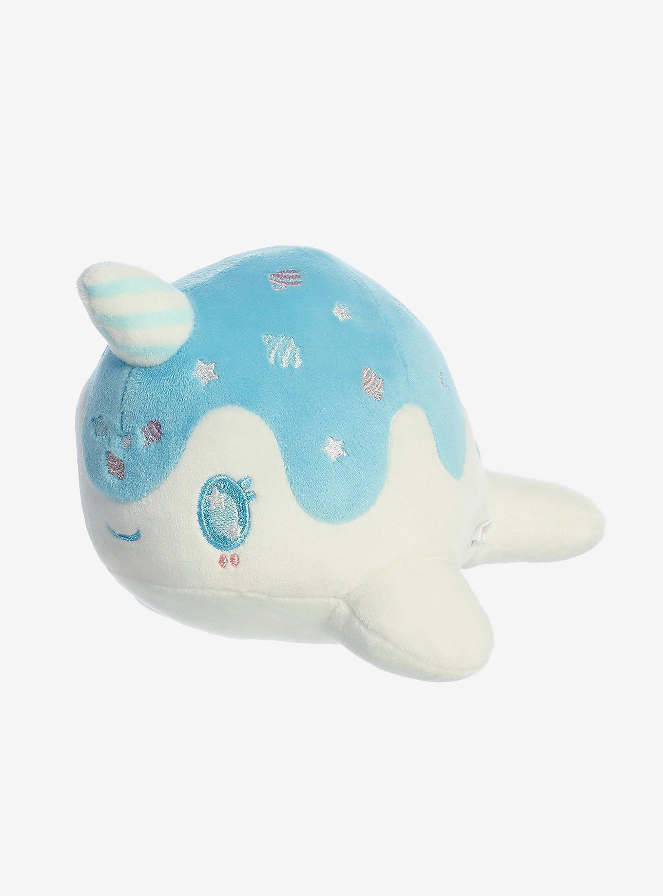 Tasty Peach Blue Raspberry Nomwhal Plush, , alternate