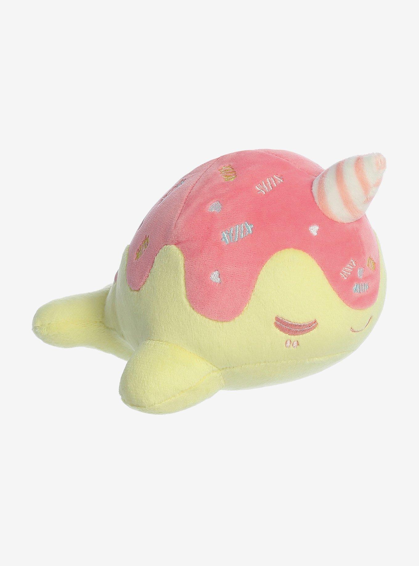 Tasty Peach Bubble Gum Nomwhal Plush, , alternate