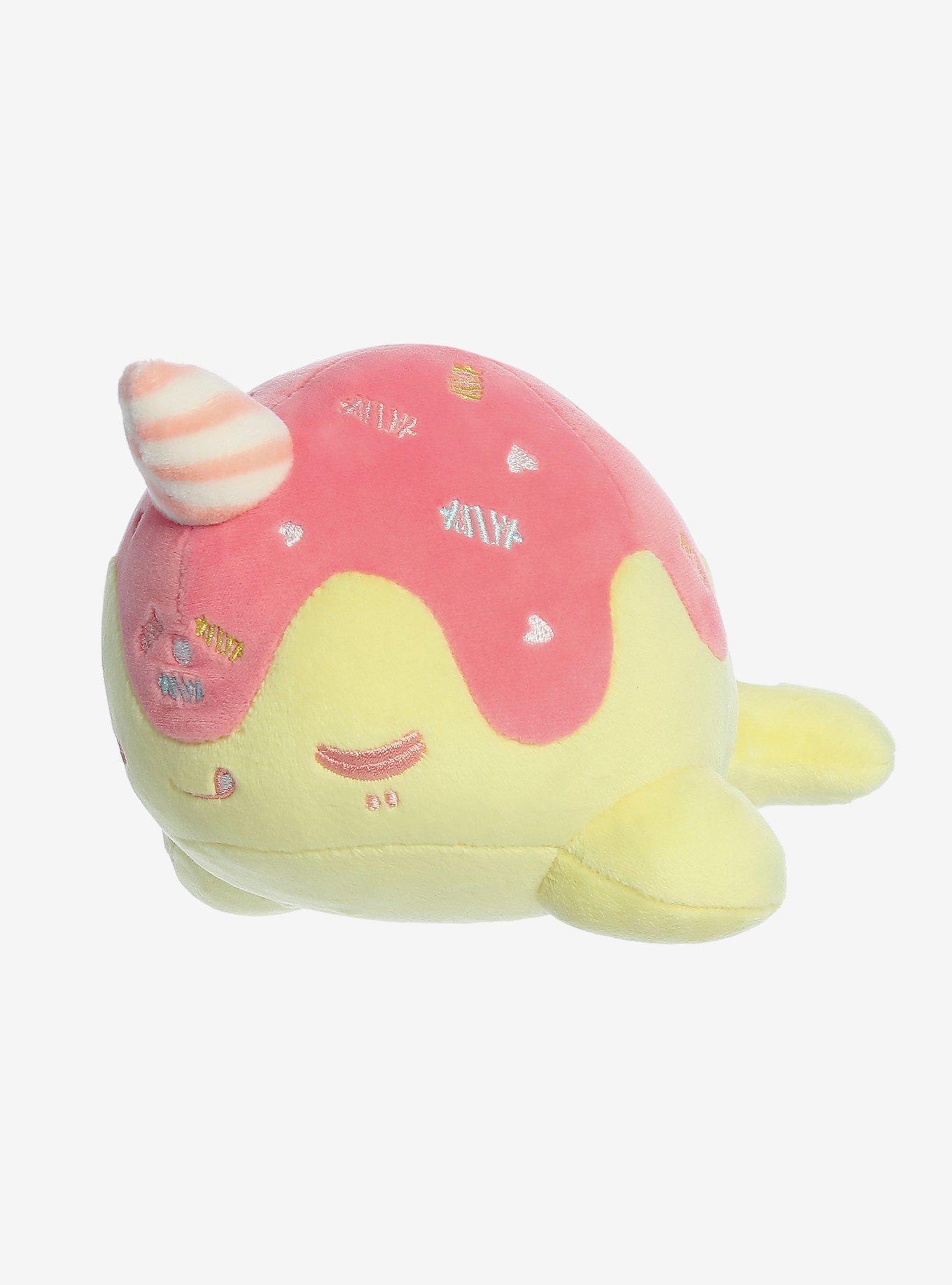 Tasty Peach Bubble Gum Nomwhal Plush, , alternate