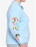 The Powerpuff Girls Half-Zipper Girls Sweatshirt Plus Size, MULTI, alternate
