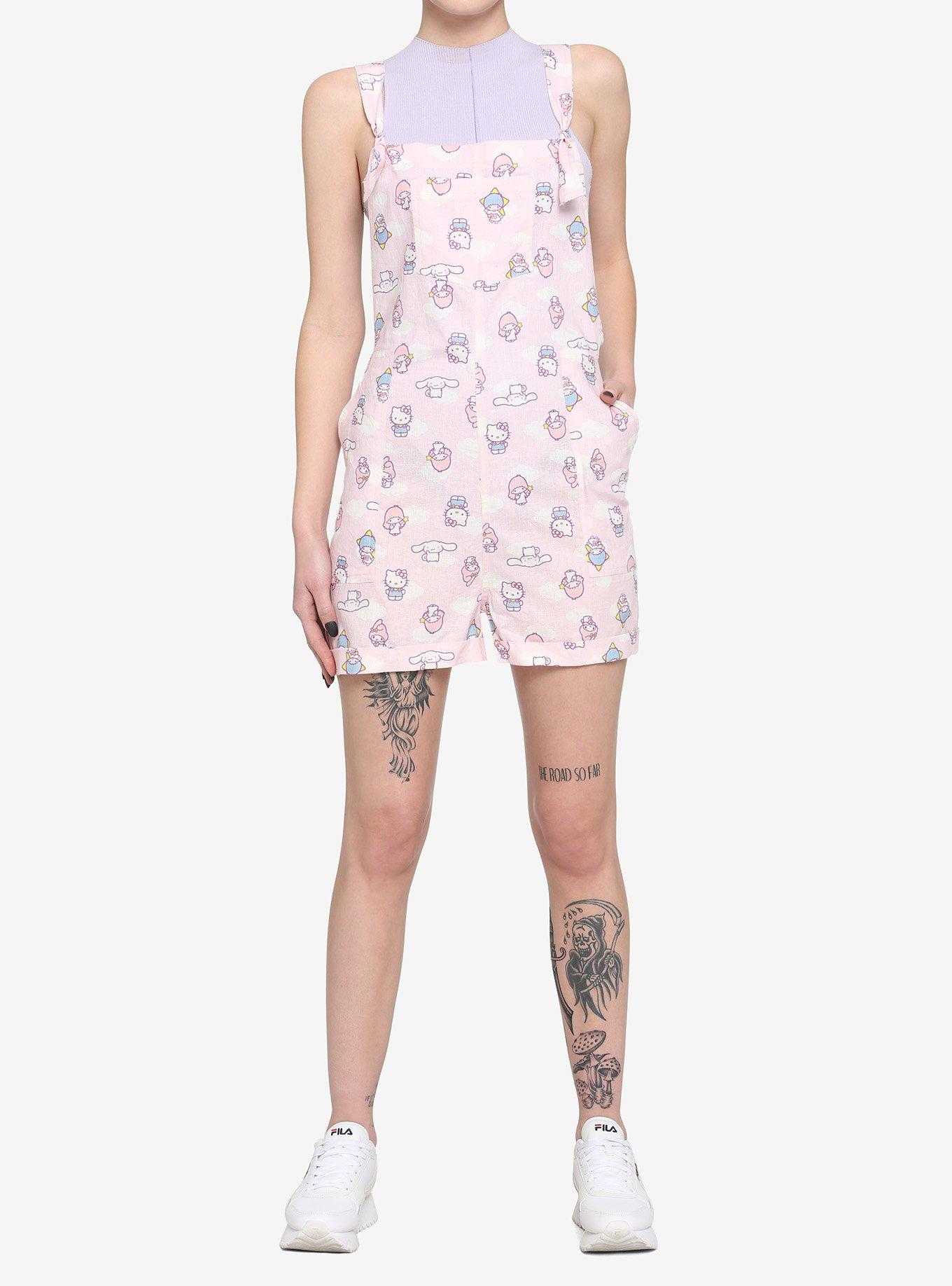 Hello Kitty And Friends Cloud Soft Shortalls, MULTI, alternate