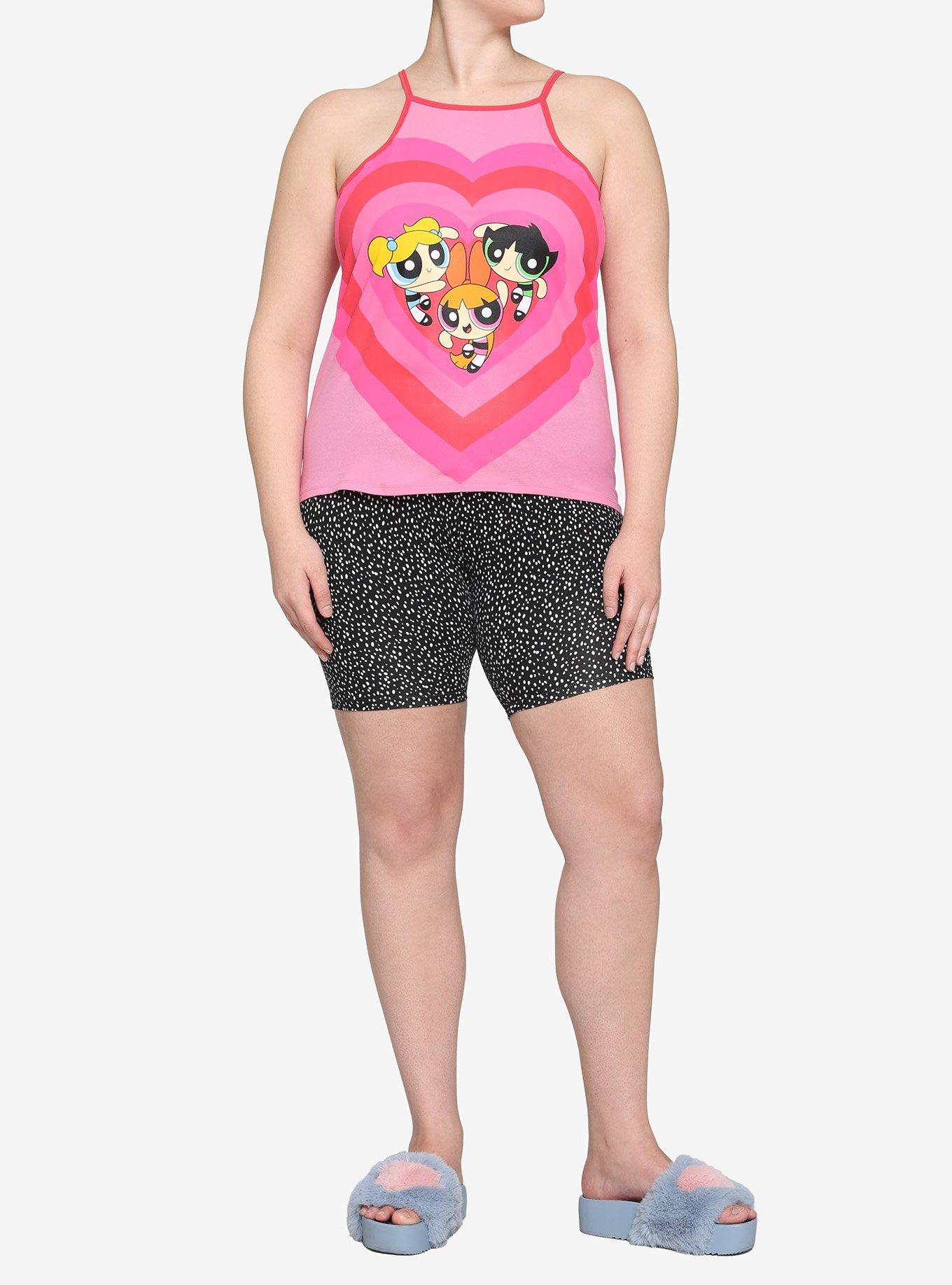 The Powerpuff Girls Heart Trio Cami Plus Size, MULTI, alternate