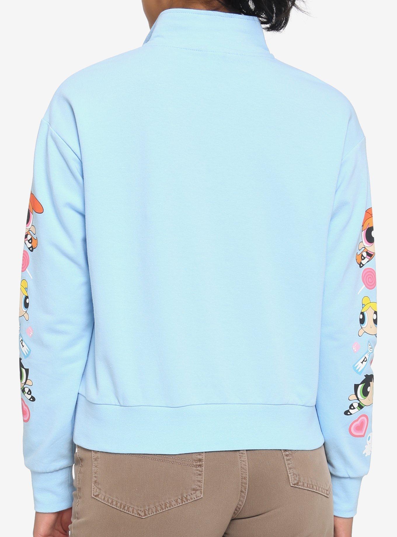 The Powerpuff Girls Half-Zipper Sweatshirt, MULTI, alternate