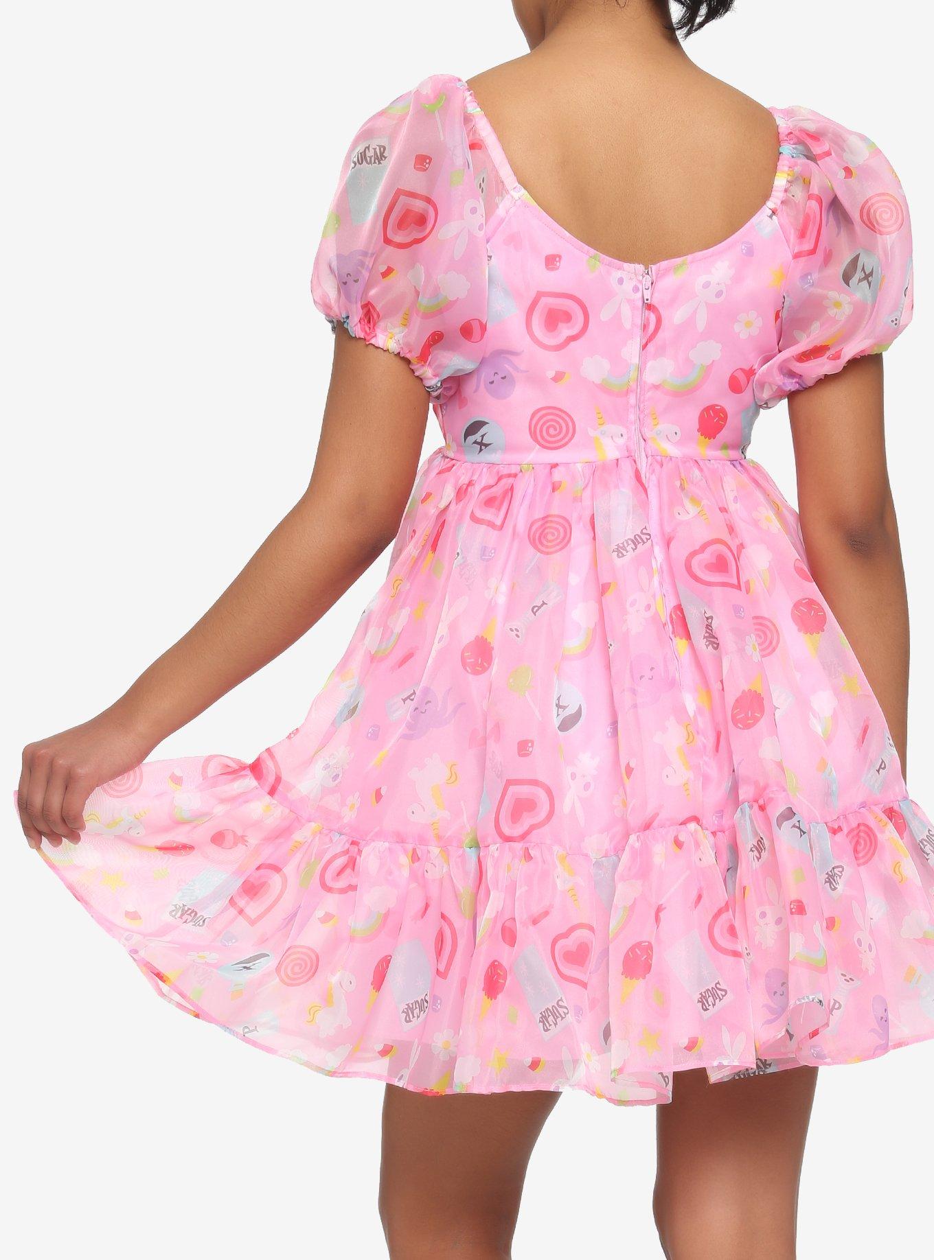 The Powerpuff Girls Ingredients Puffy Organza Dress, MULTI, alternate