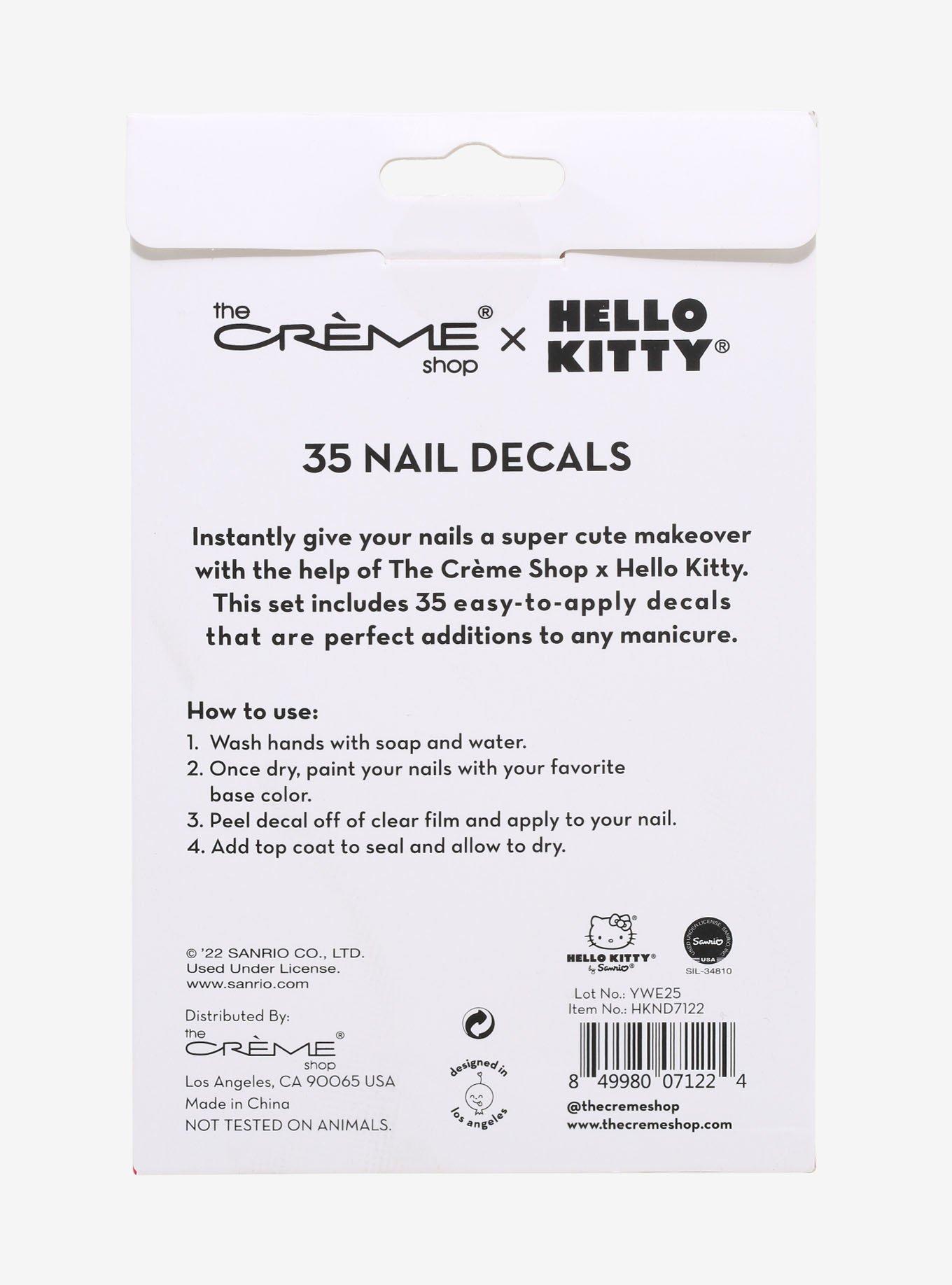 Creme Shop Hello Kitty Nail Decal Sheet 35 Count by World Market