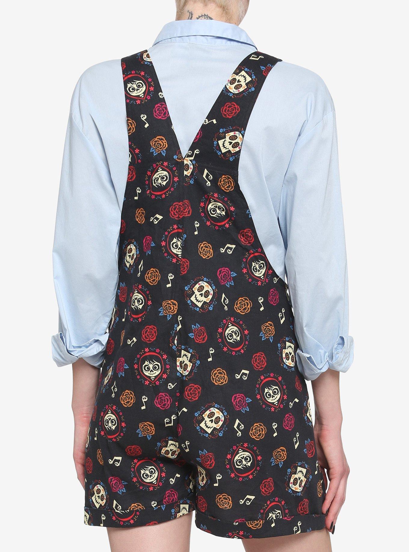 Disney Pixar Coco Sugar Skull Soft Shortalls, MULTI, alternate