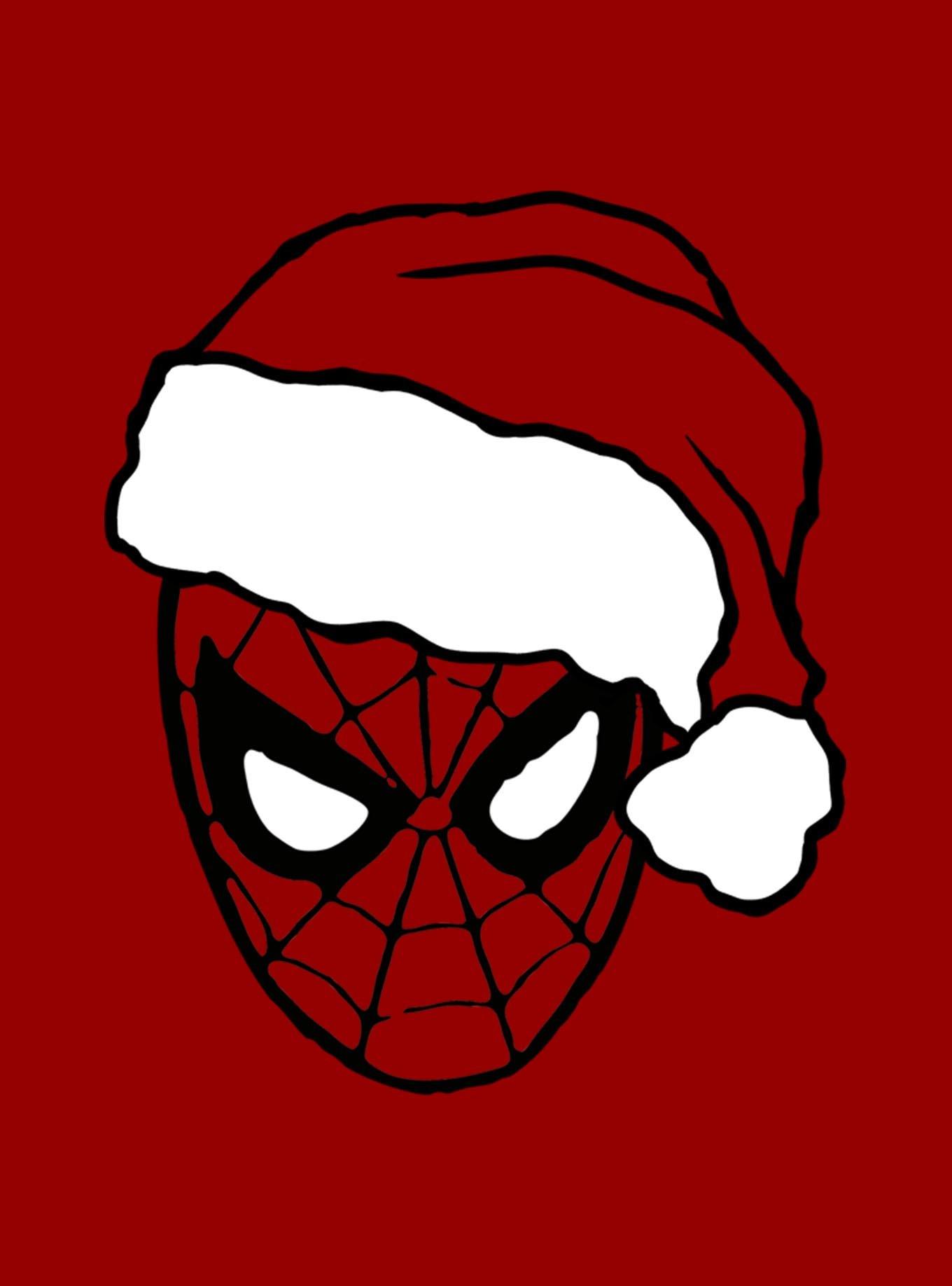 Marvel Spider-Man Christmas Spidey T-Shirt, RED, alternate