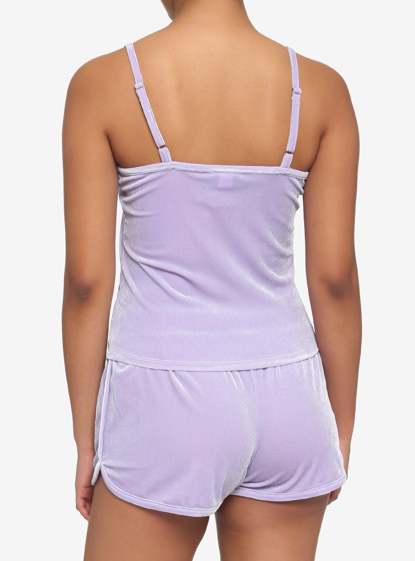 The Powerpuff Lavender Velour Girls Cami, LAVENDER, alternate
