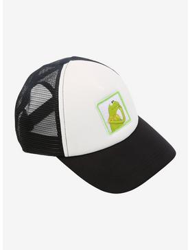 The Muppets Kermit The Frog Thinking Mesh Trucker Hat, , hi-res