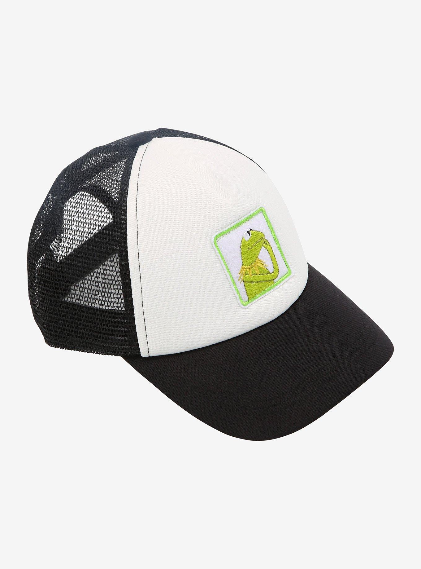 The Muppets Kermit The Frog Thinking Mesh Trucker Hat, , alternate