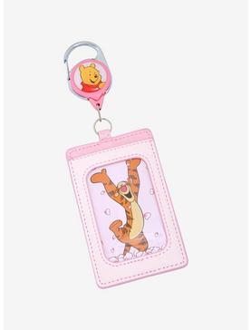 Loungefly Disney Winnie the Pooh & Piglet Cherry Blossoms Retractable Lanyard - BoxLunch Exclusive, , hi-res