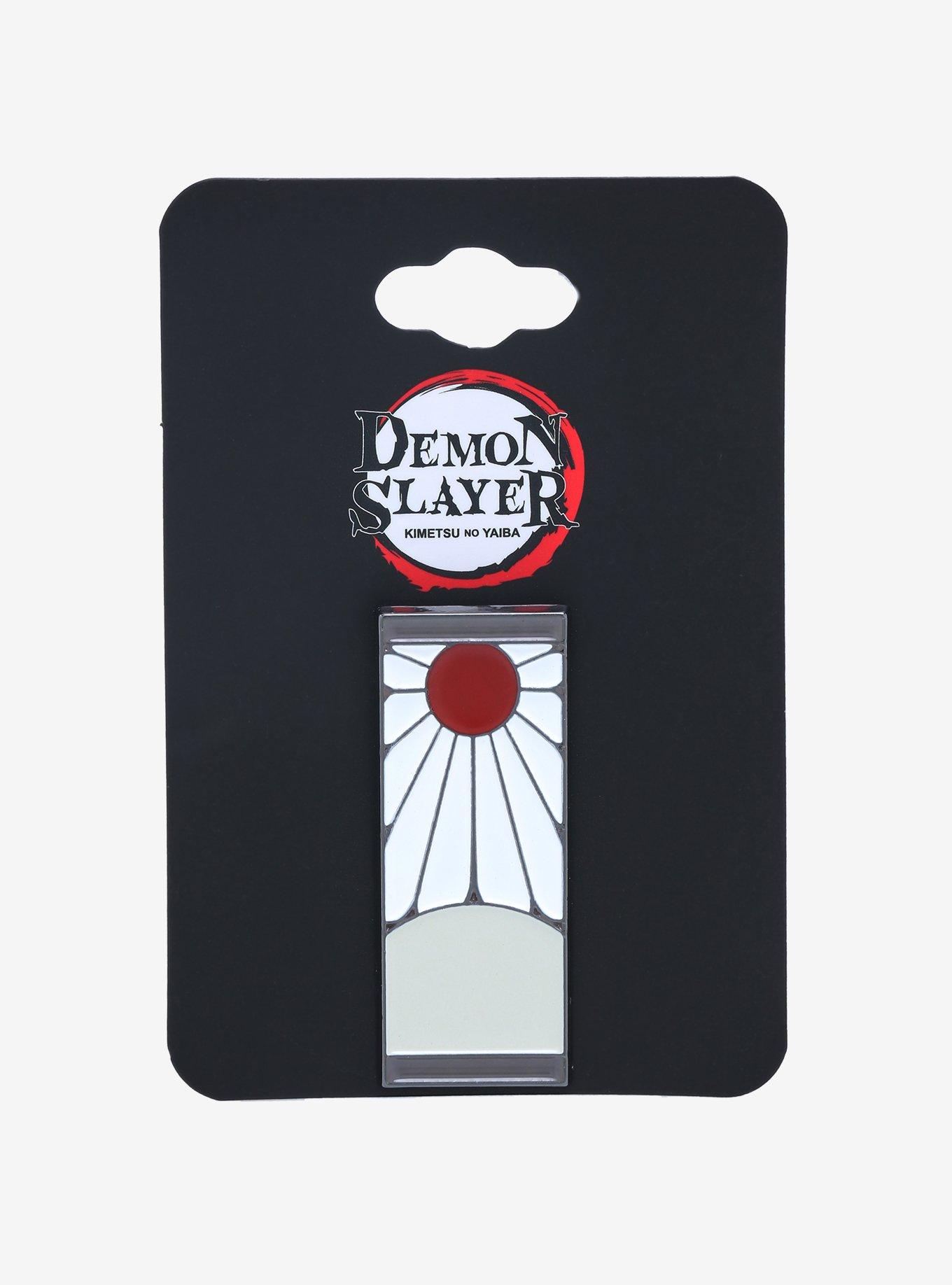 Demon Slayer: Kimetsu no Yaiba Tanjiro's Hanafuda Earrings Enamel Pin - BoxLunch Exclusive, , alternate