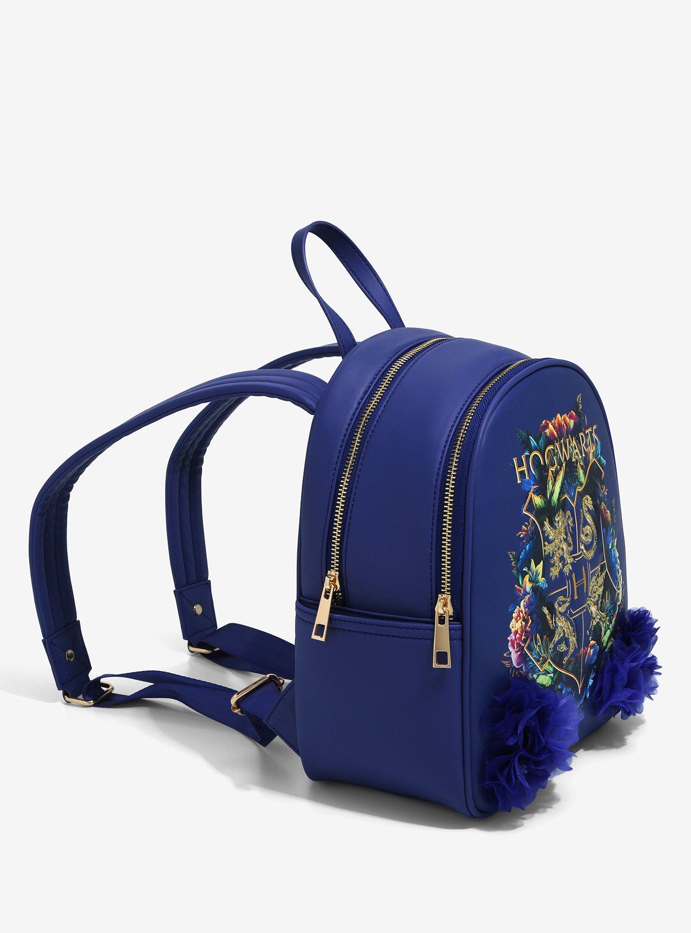 Harry Potter Hogwarts Crest Botanical Mini Backpack - BoxLunch Exclusive, , alternate