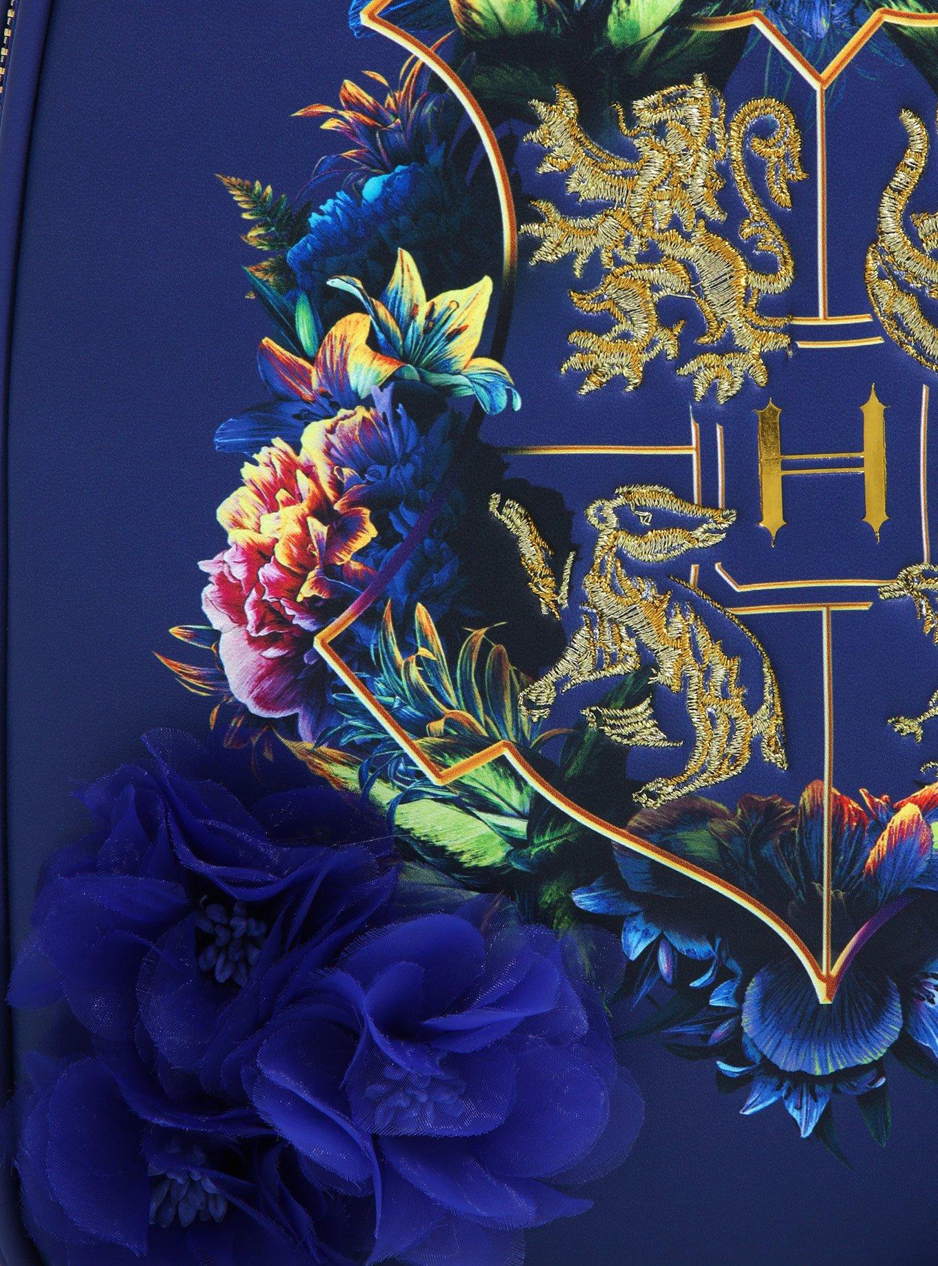Harry Potter Hogwarts Crest Botanical Mini Backpack - BoxLunch Exclusive, , alternate