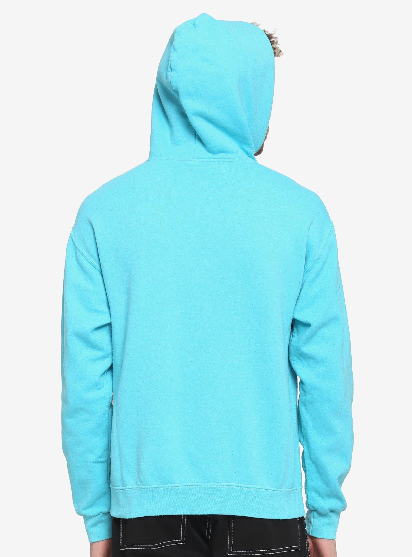 My Hero Academia Deku AM Hoodie, TEAL, alternate