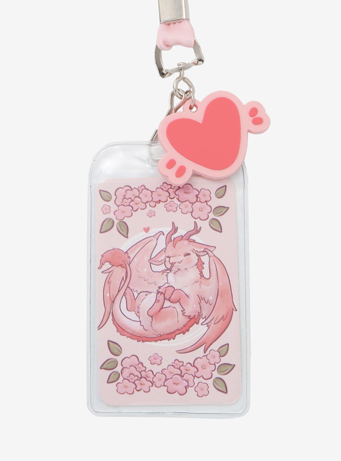 Pink Dragon Lanyard By Naomi Lord Art, , alternate