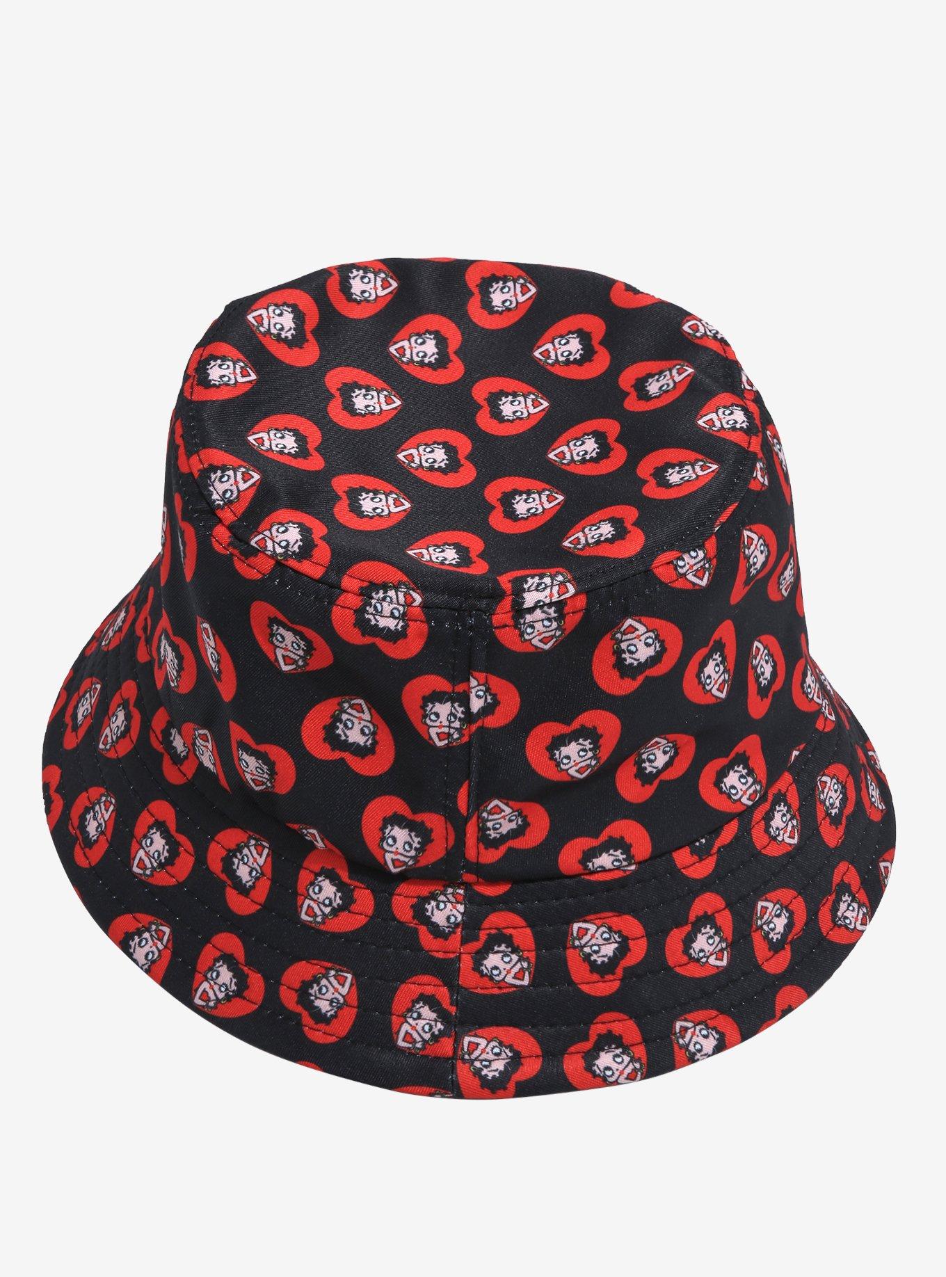 ニットキャップ・ビーニー Betty Boop Heart Angora Bucket Hat_(2 Colors) 17130362_hi