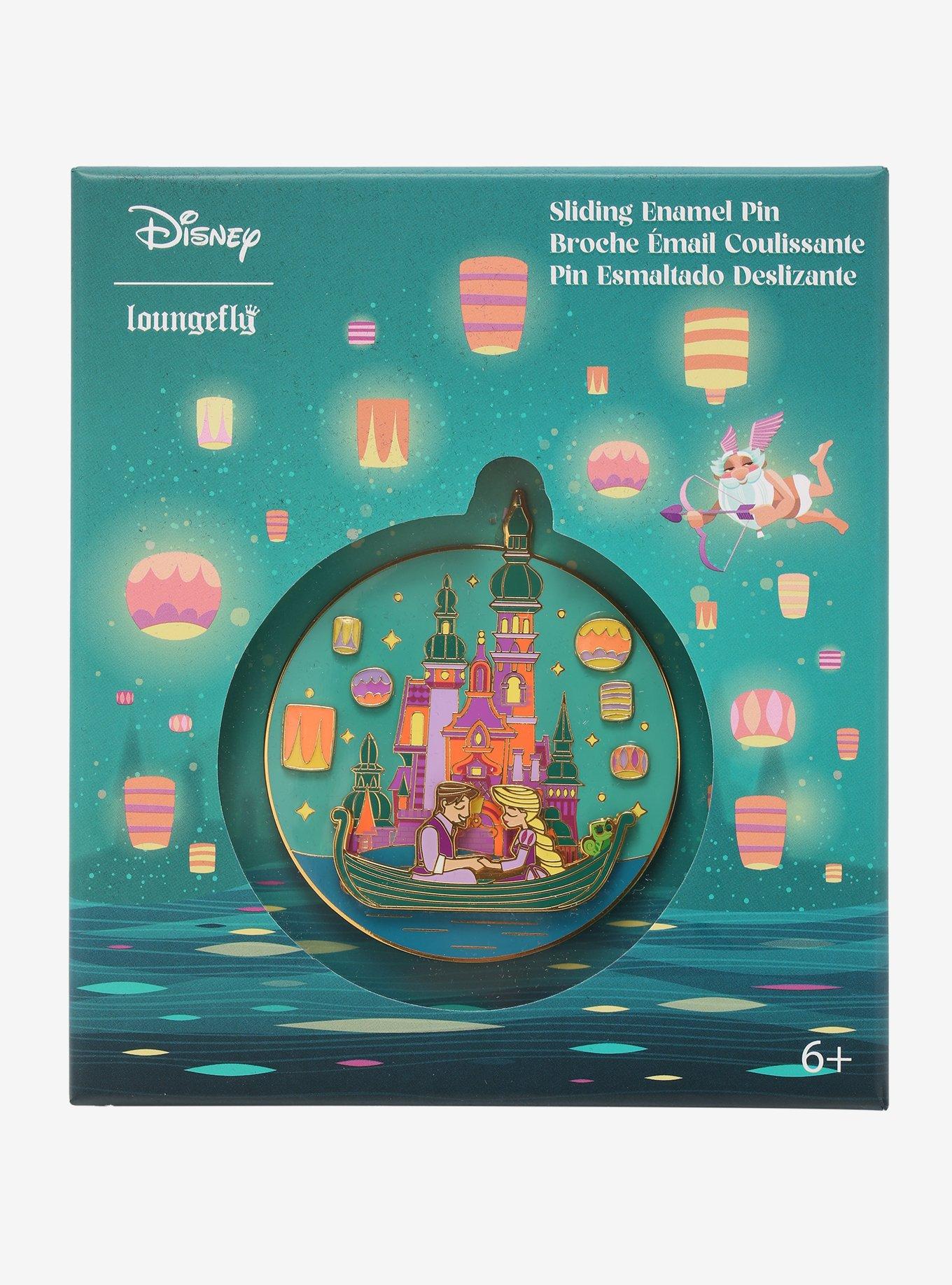 Loungefly Disney Tangled 3 Inch Sliding Enamel Pin, , alternate