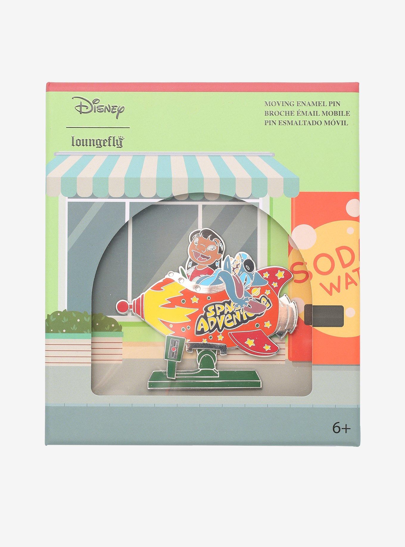 Loungefly Disney Lilo & Stitch Rocket Enamel Pin, , alternate