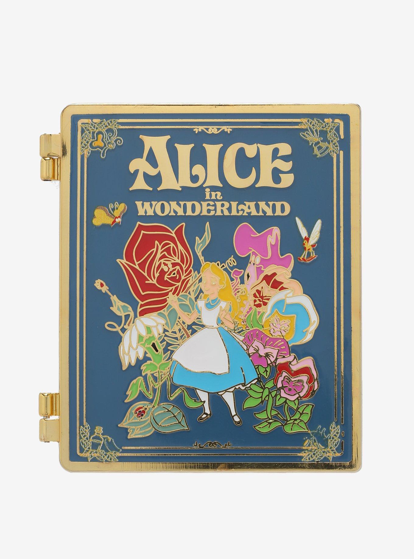 Loungefly Disney Alice In Wonderland 3 Inch Hinged Enamel Pin, , alternate