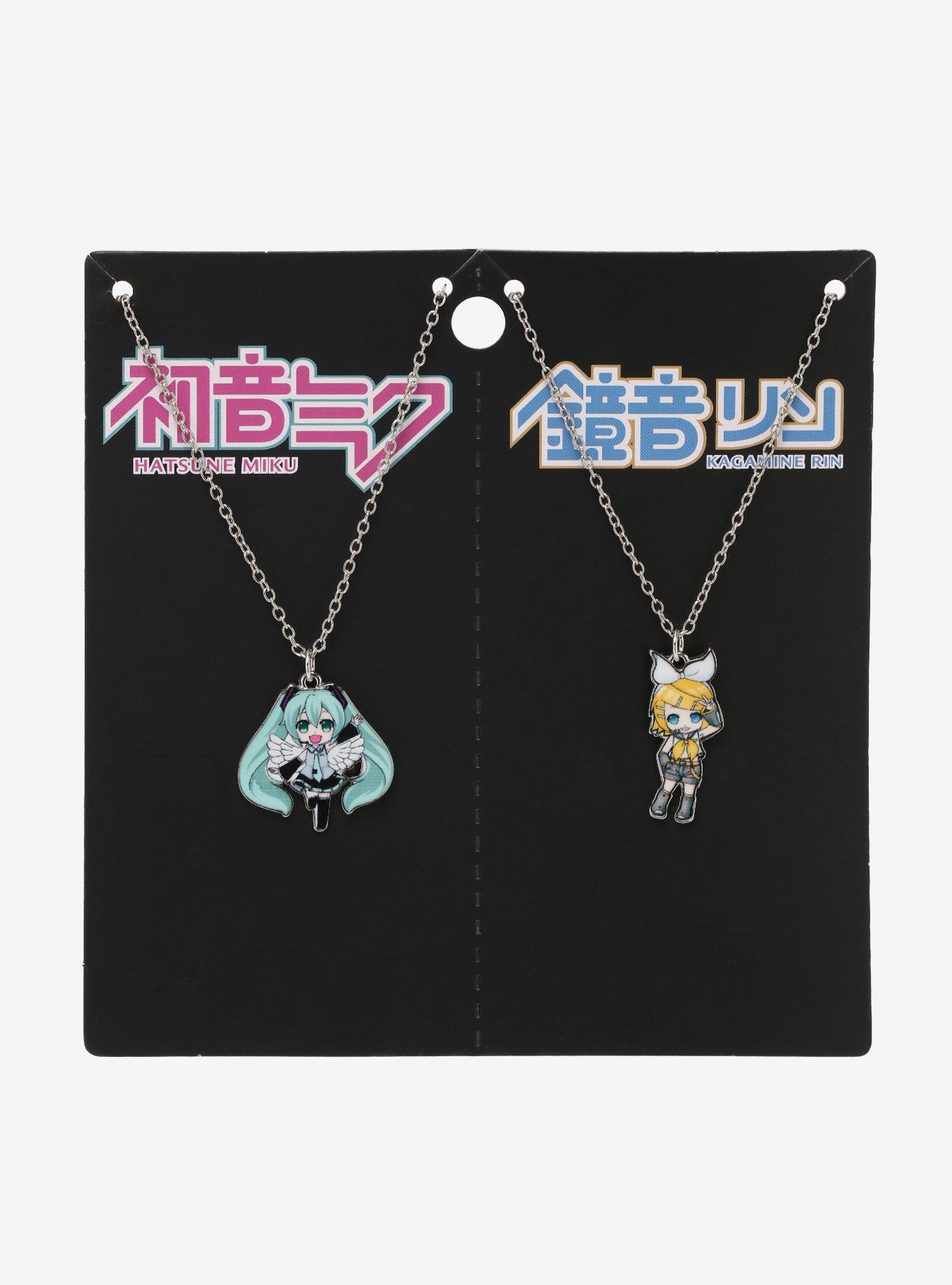 Hatsune Miku & Kagamine Rin Best Friend Necklace Set, , alternate
