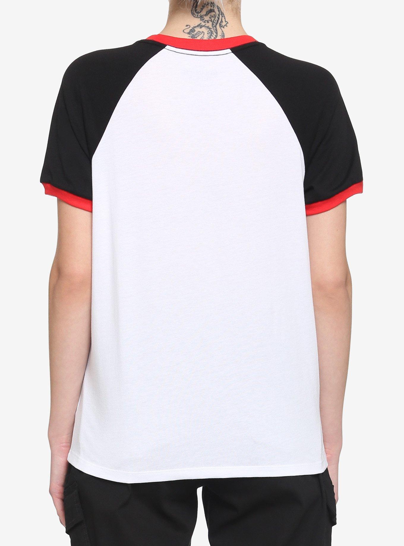 Her Universe Stranger Things Demogorgon Hunter Raglan T-Shirt, MULTI, alternate