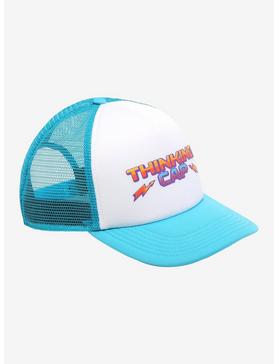 Plus Size Stranger Things Dustin Thinking Cap Cosplay Trucker Hat, , hi-res