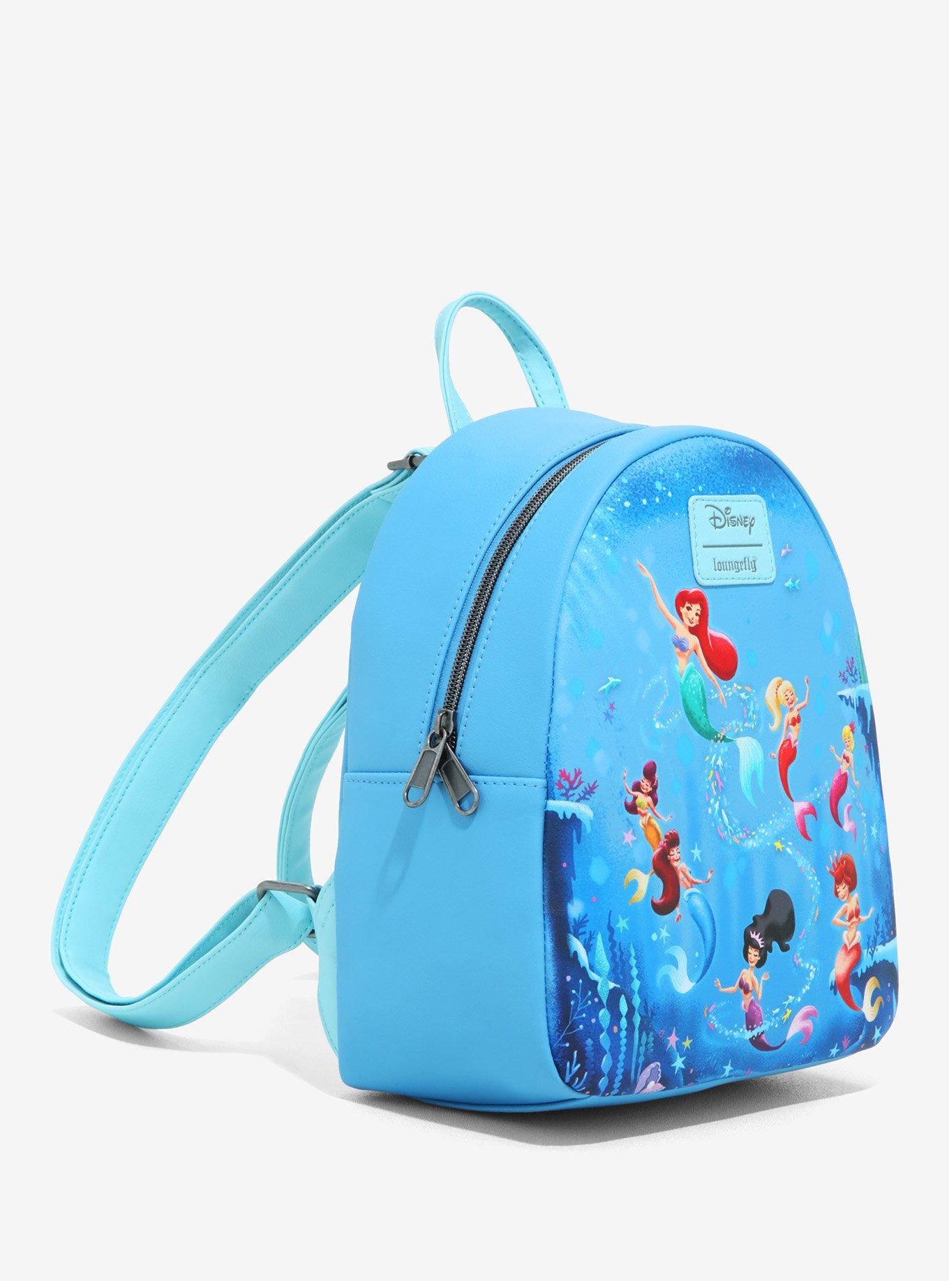 Loungefly Disney The Little Mermaid Ariel & Sisters Mini Backpack, , alternate